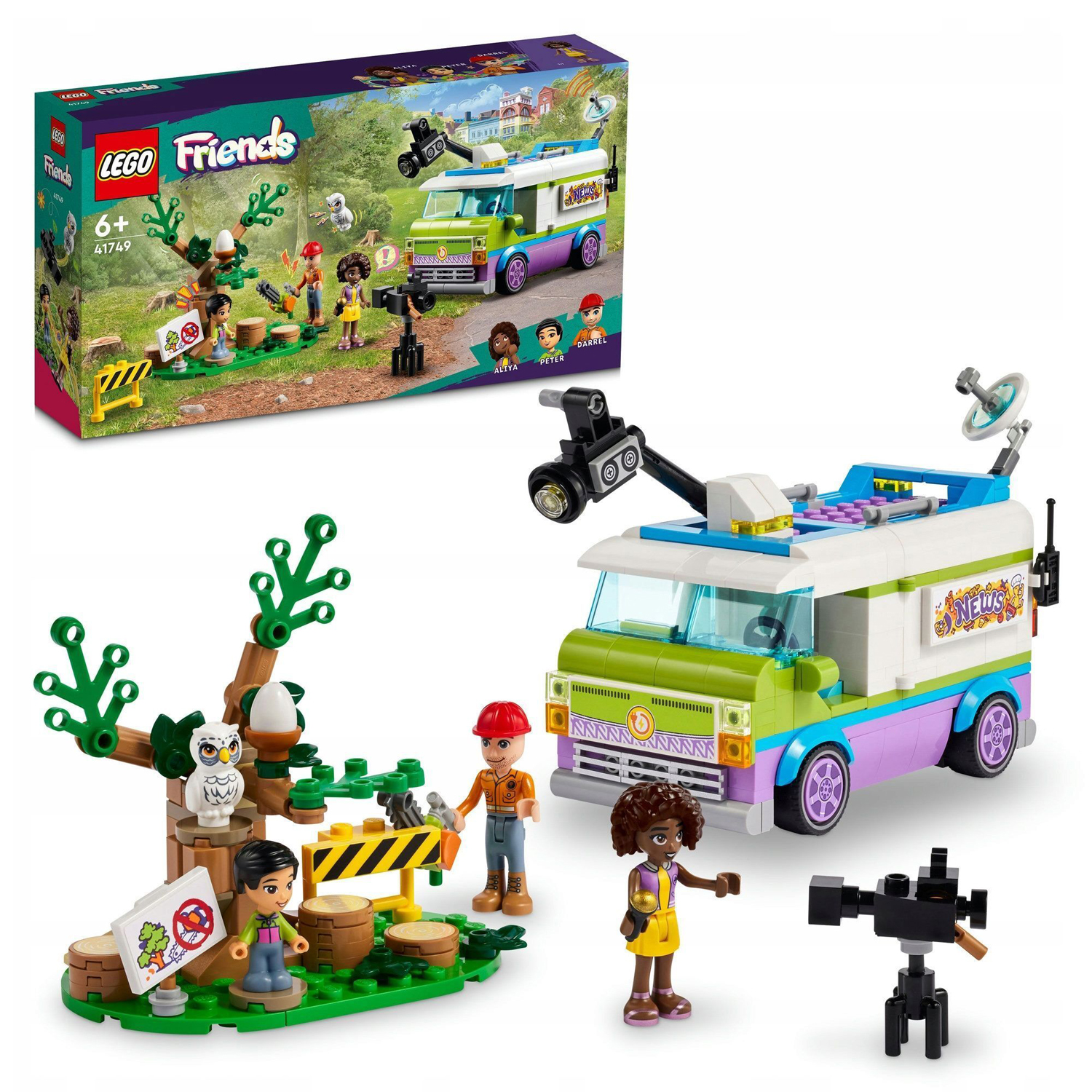 Конструктор LEGO Friends Фургон репортера - фото 1