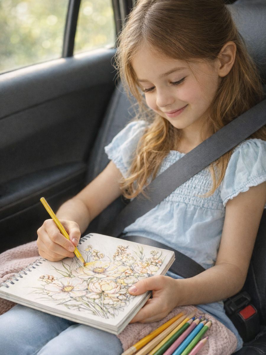 Раскраска Fashion Vector Design А5 30 листов Весенние цветы - фото 7