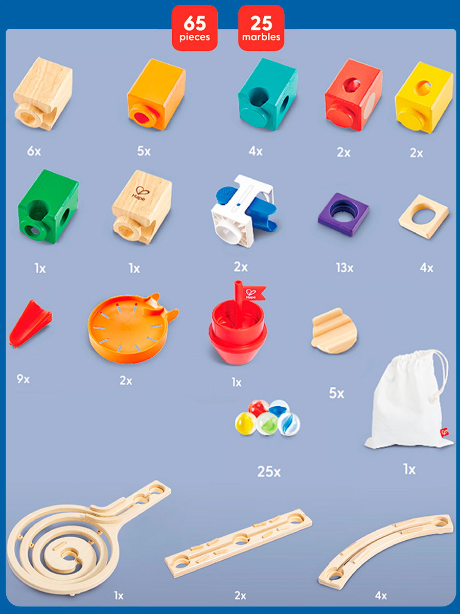 Конструктор Hape Трек 28 дет. - фото 10