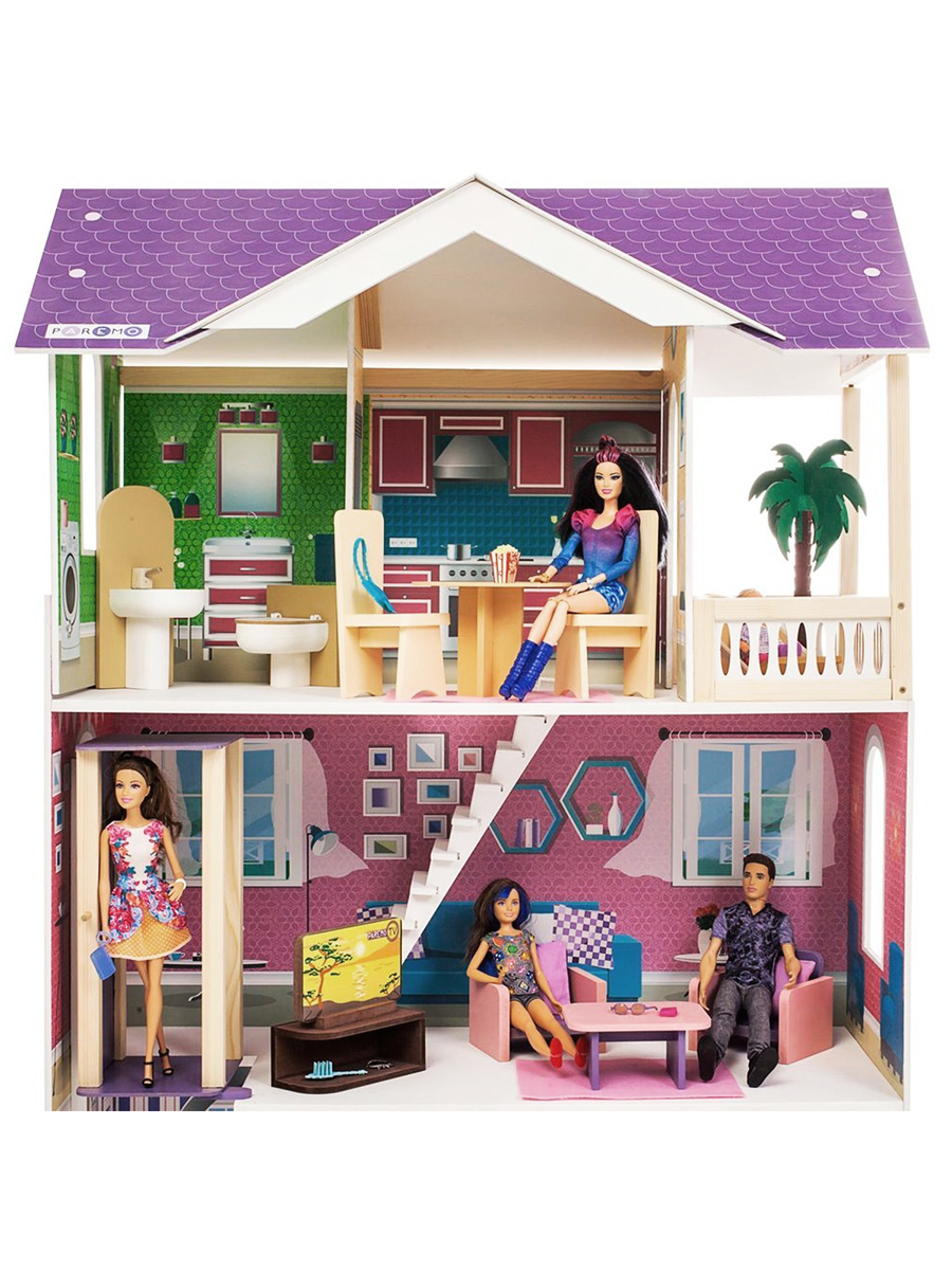 Домик для кукол PAREMO 121 см с мебелью PD318-14 - фото 11