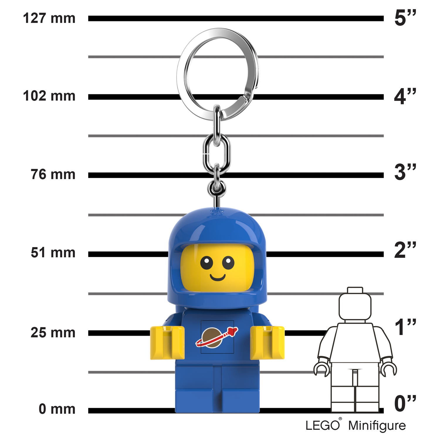 Брелок LEGO Minifigures - Малыш-космонавт 1 шт. - фото 8