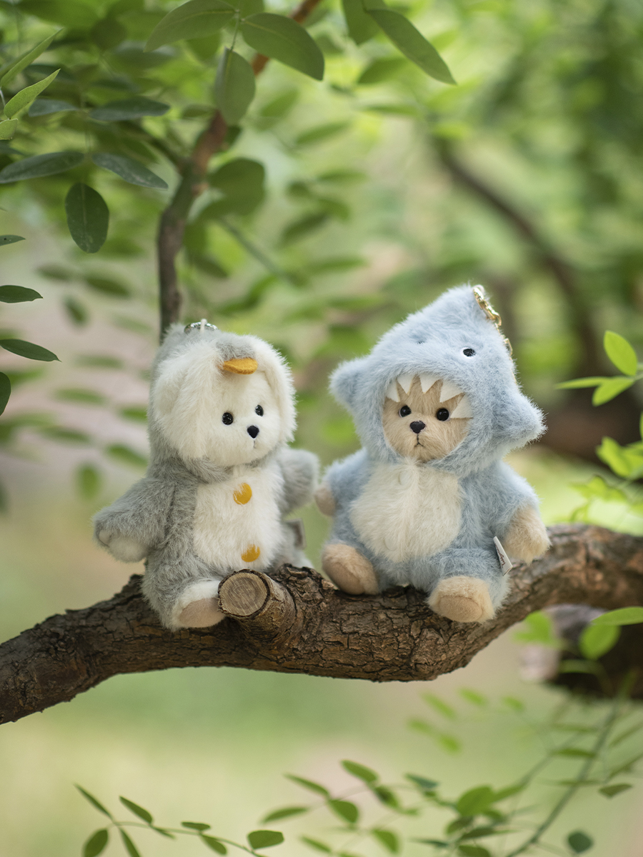 Мягкая игрушка TeddyTales Медведь Пингвин брелок - фото 11