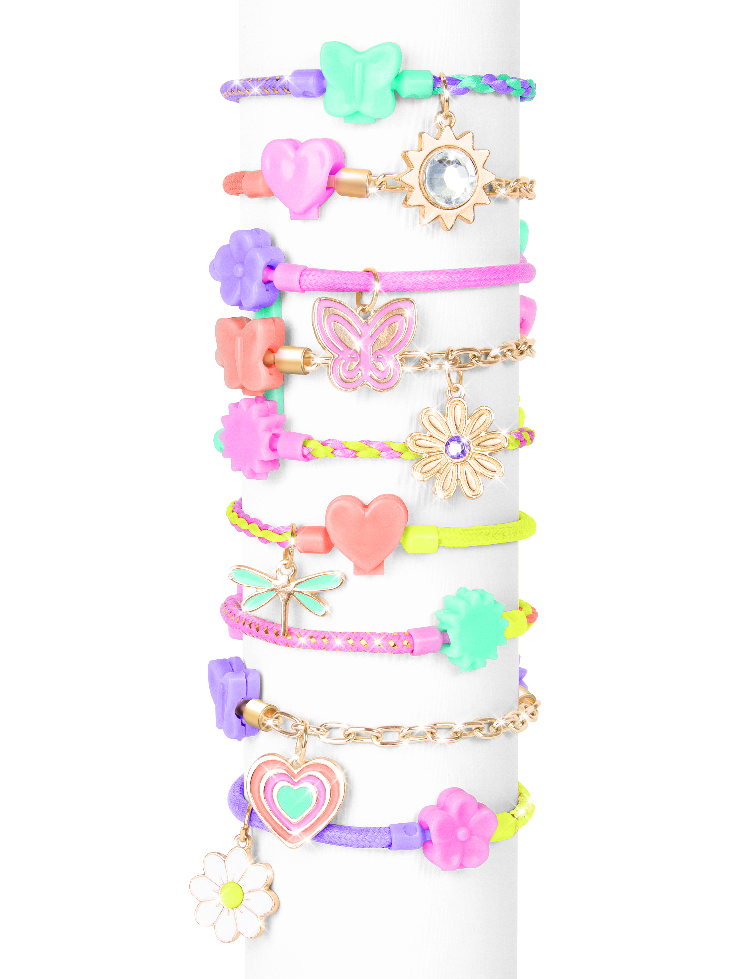 Набор для творчества Make it Real плетение Браслеты Золотое очарование - фото 8