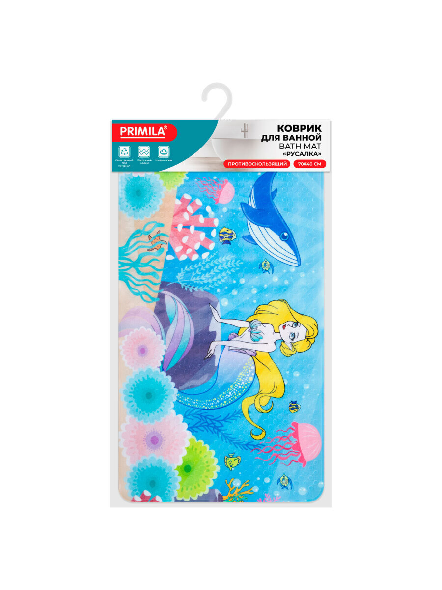 Коврик для ванной PRIMILA Русалка 40 x 70 см - фото 2