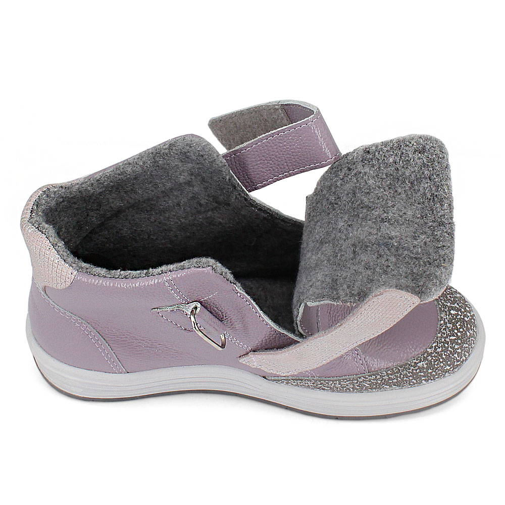 Ботинки Обувь ЛЕЛЬ м 3-1845 Ботинки дошкольные байка (сиреневый) - фото 8