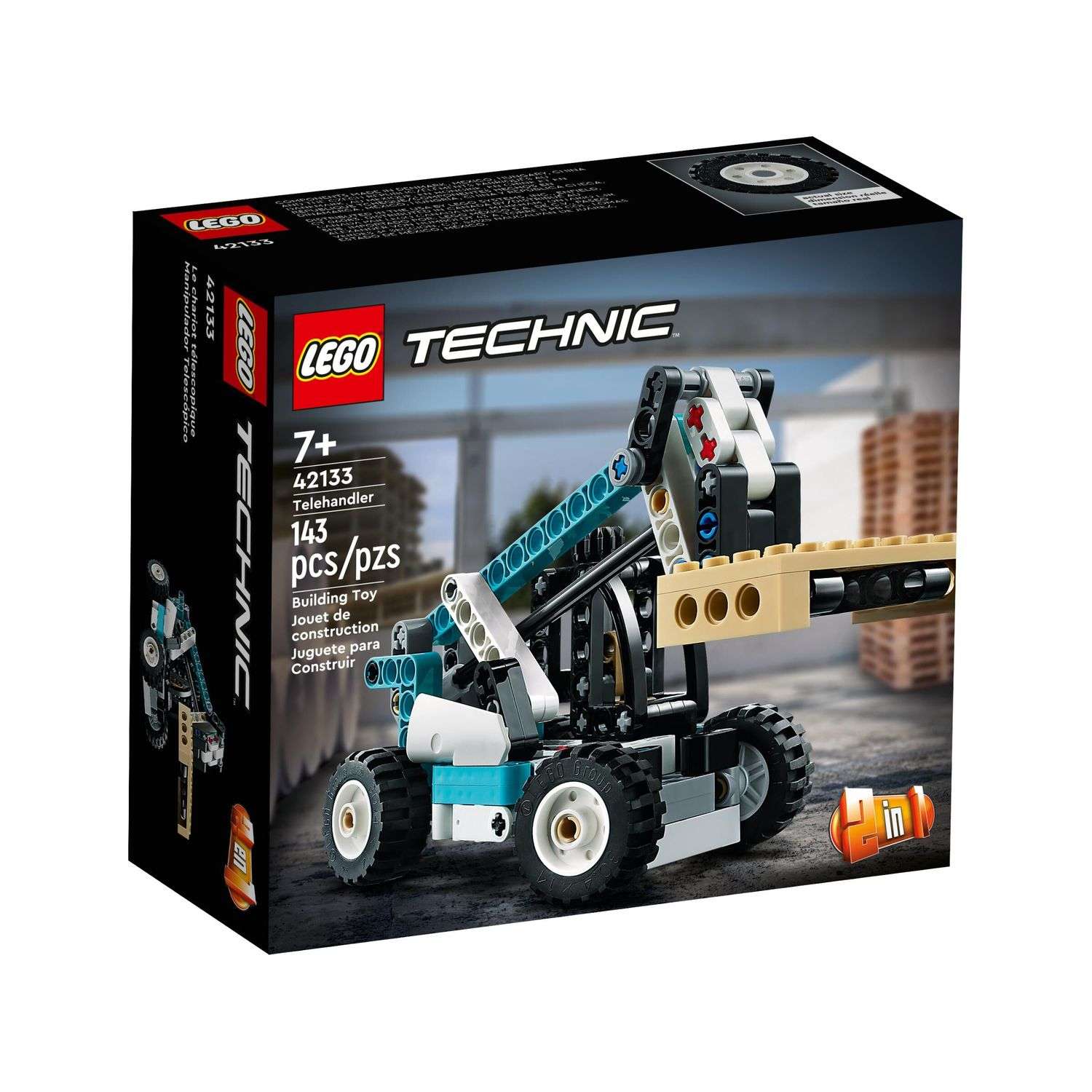 Конструктор LEGO Technic Телескопический погрузчик блочный - фото 6