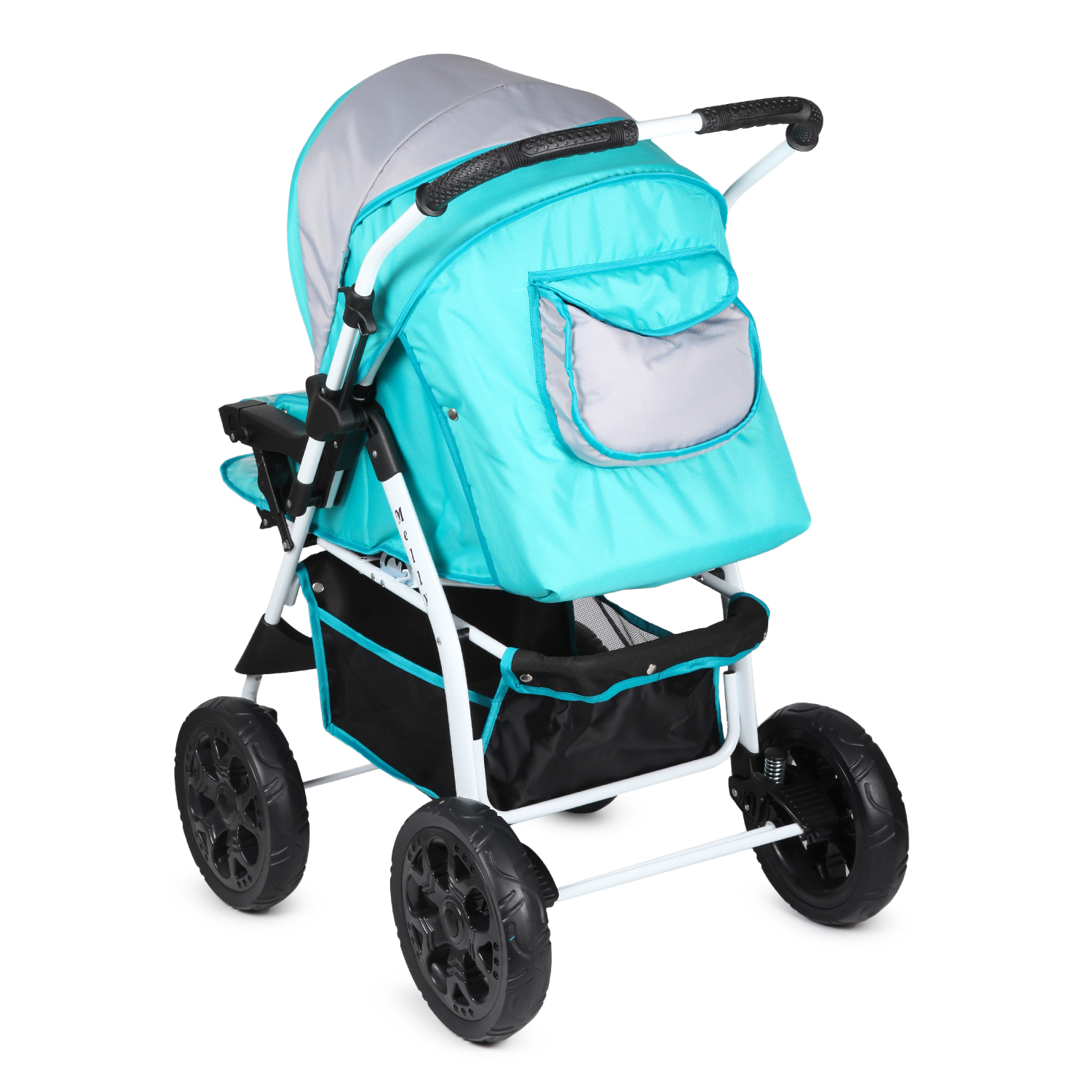 Коляска трансформер Babyton Blue голубой - фото 6