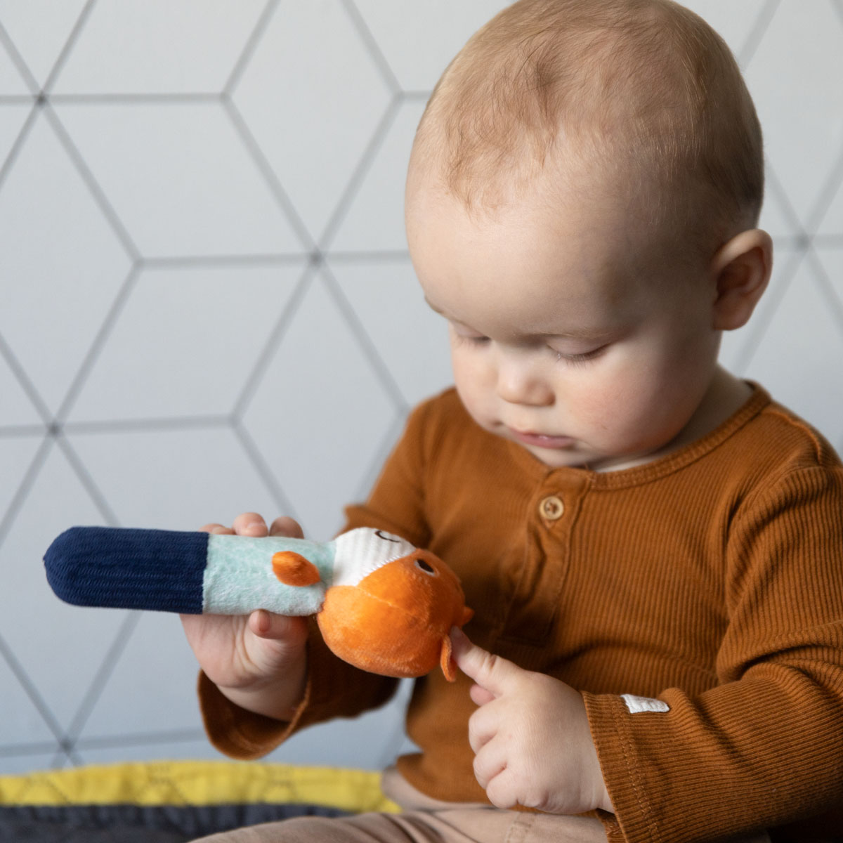 Игрушка Babyono погремушка FOX MONDAY - фото 9