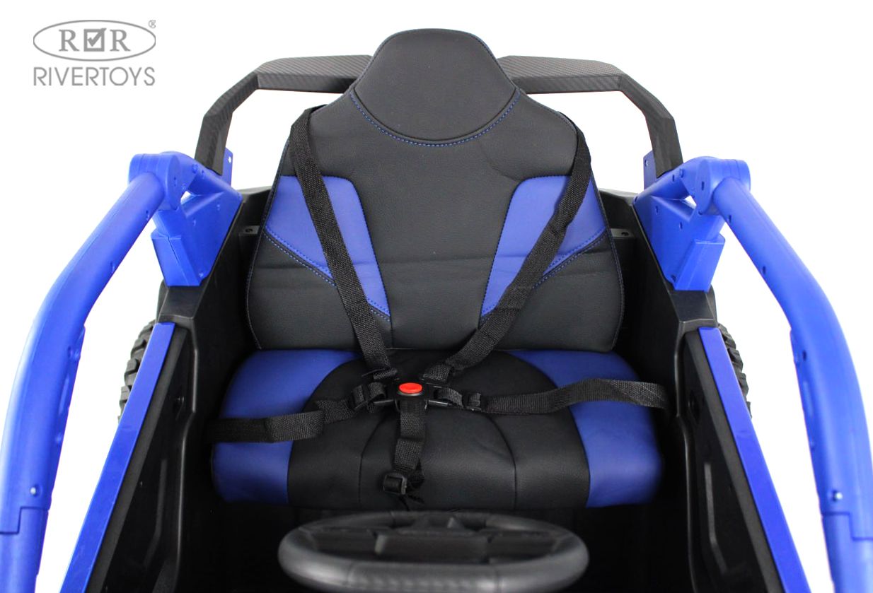 Электромобиль RIVERTOYS Z707ZZ-BLUE С пультом ДУ - фото 18