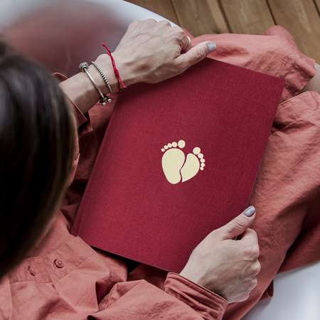 Фотоальбом-дневник Moms Recordbook Гранат для фото и записей