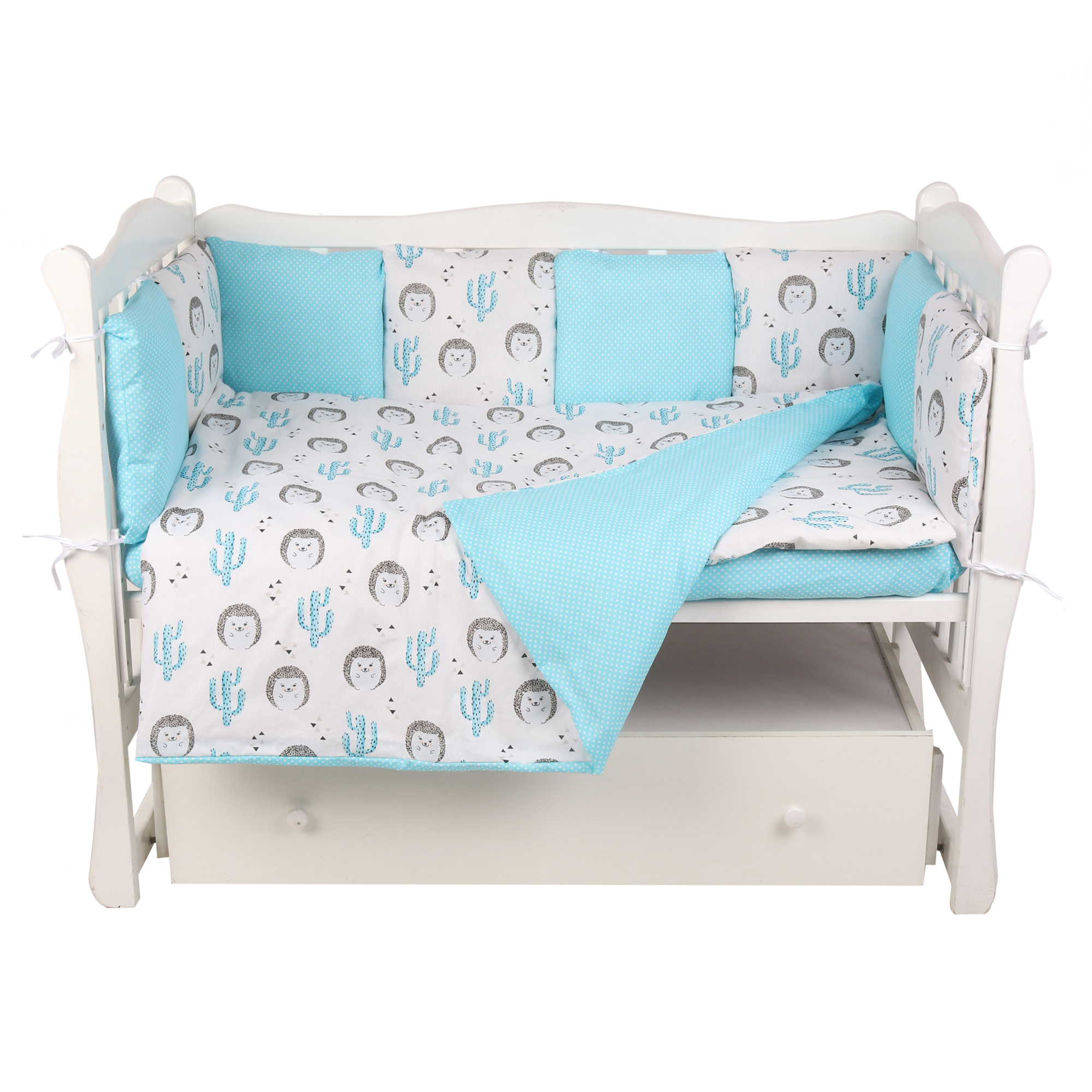 Бортик Amarobaby Ежики 12 дет. - фото 2