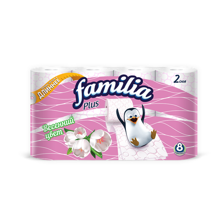 Туалетная бумага familia 8 шт.
