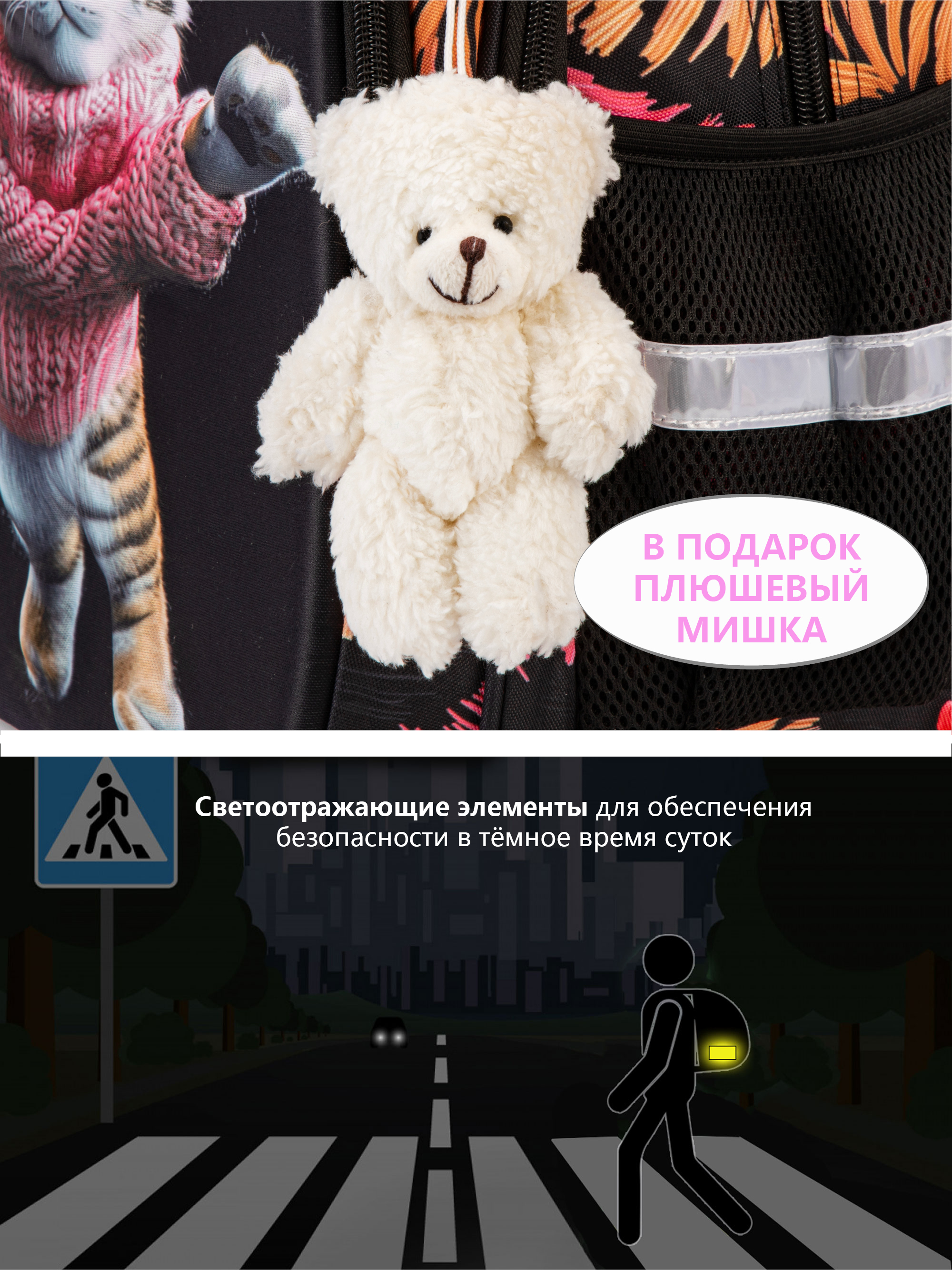 Рюкзак School Standard первокласснику набор 4 в 1 - фото 13