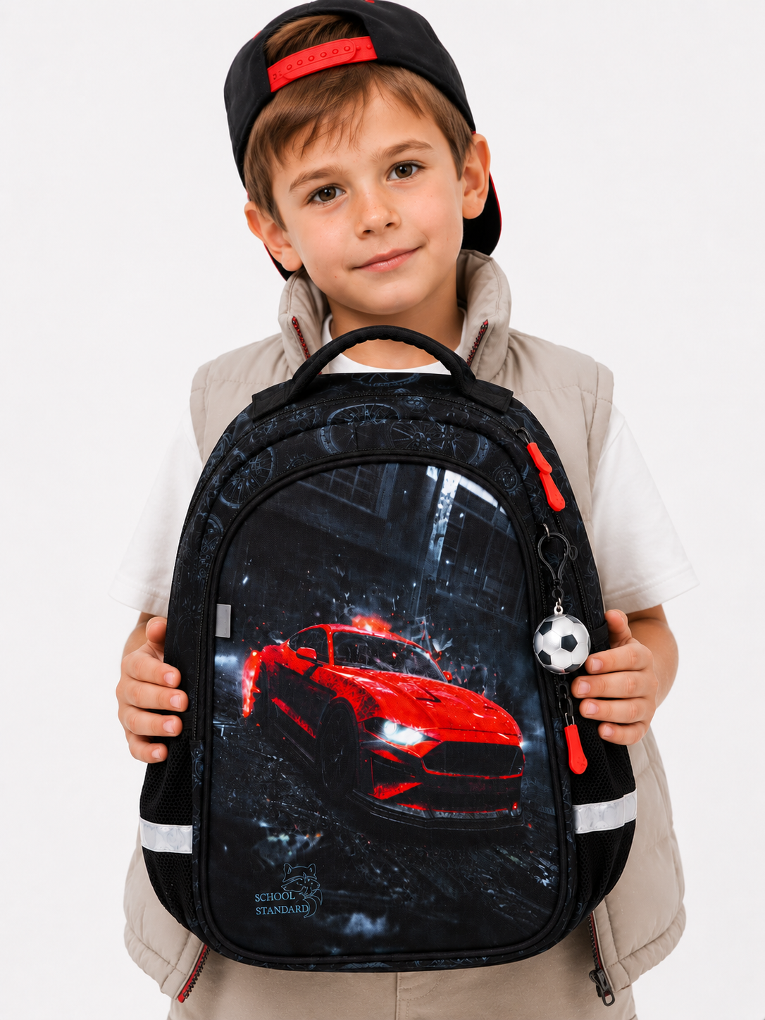 Рюкзак School Standard школьный для мальчика 8в1 - фото 3