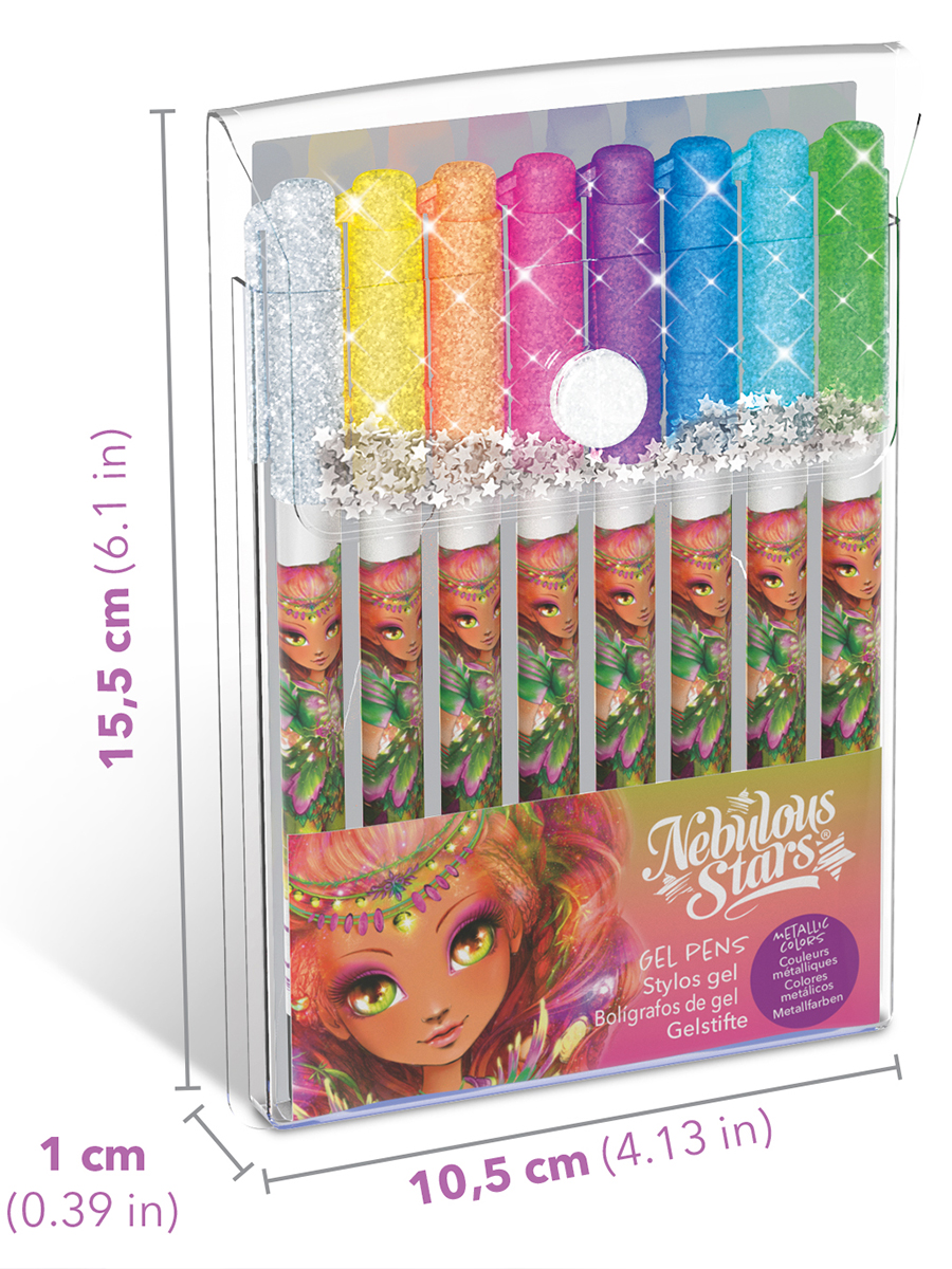 Ручка гелевая Nebulous Stars 8 шт. - фото 6