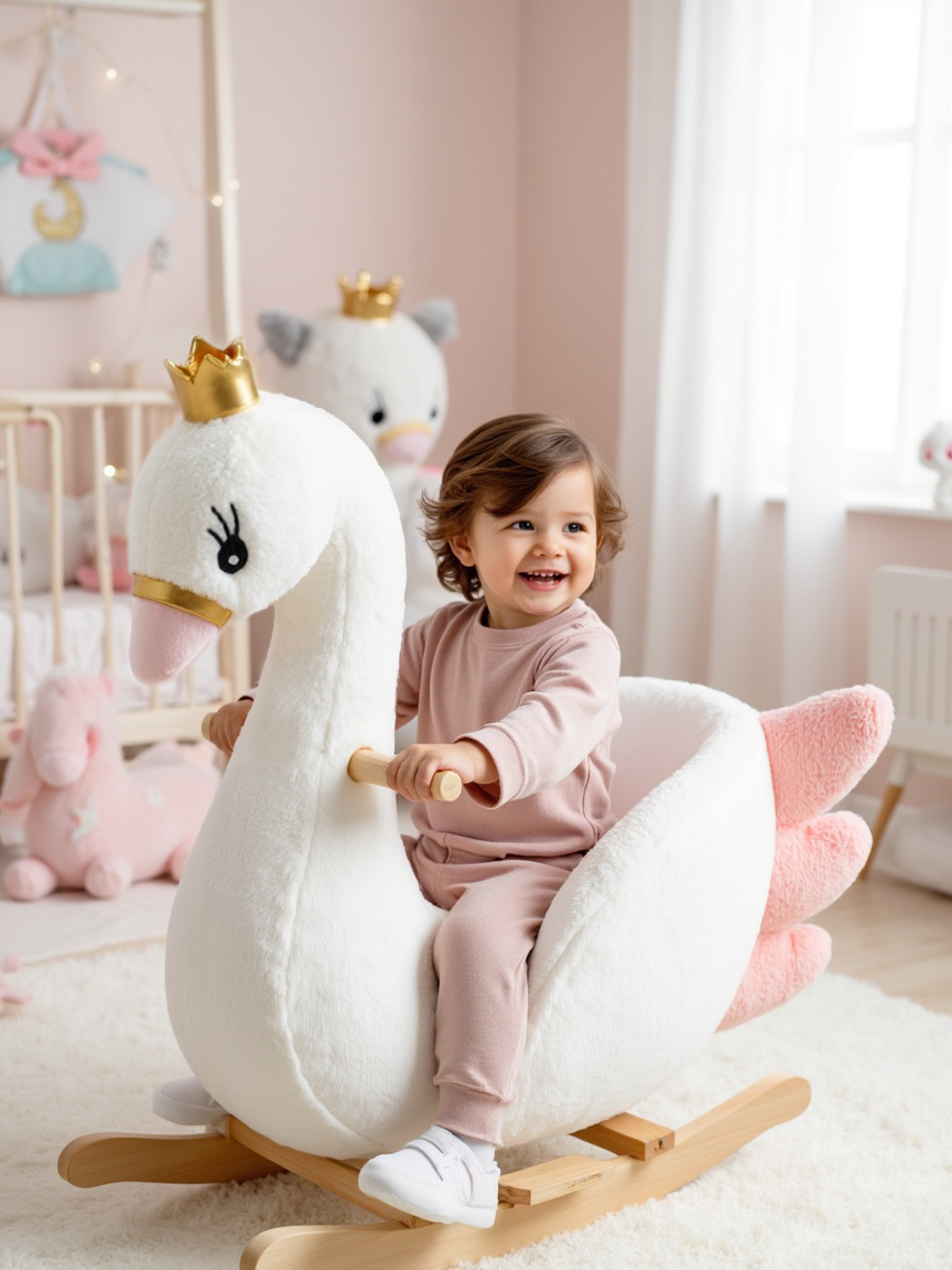 Качалка Amarobaby Swan - фото 5