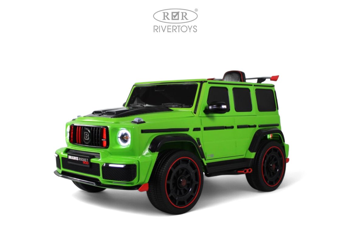 Электромобиль RIVERTOYS Mercedes Z777ZZ-GREEN С пультом ДУ - фото 1