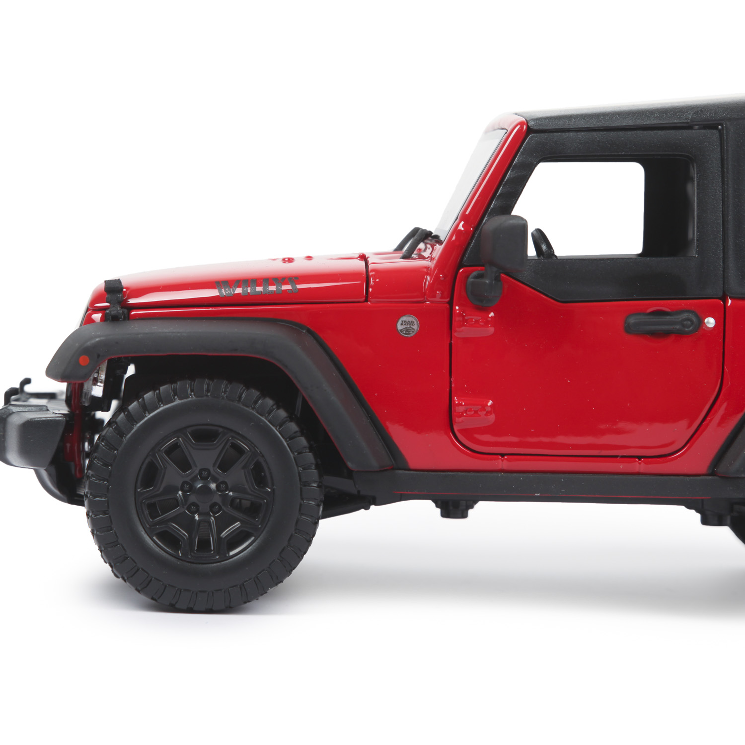 Автомобиль MAISTO Jeep 1:18 красный 31676 - фото 6