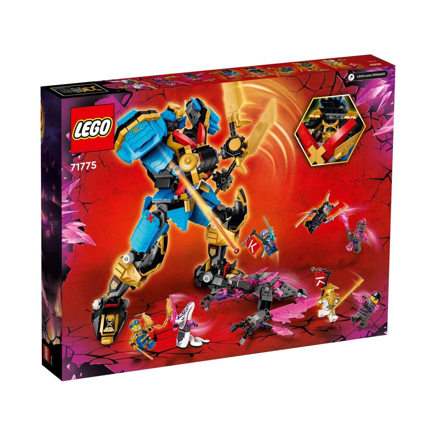 Конструктор LEGO NINJAGO Nyas Samurai X Mech блочный - фото 6