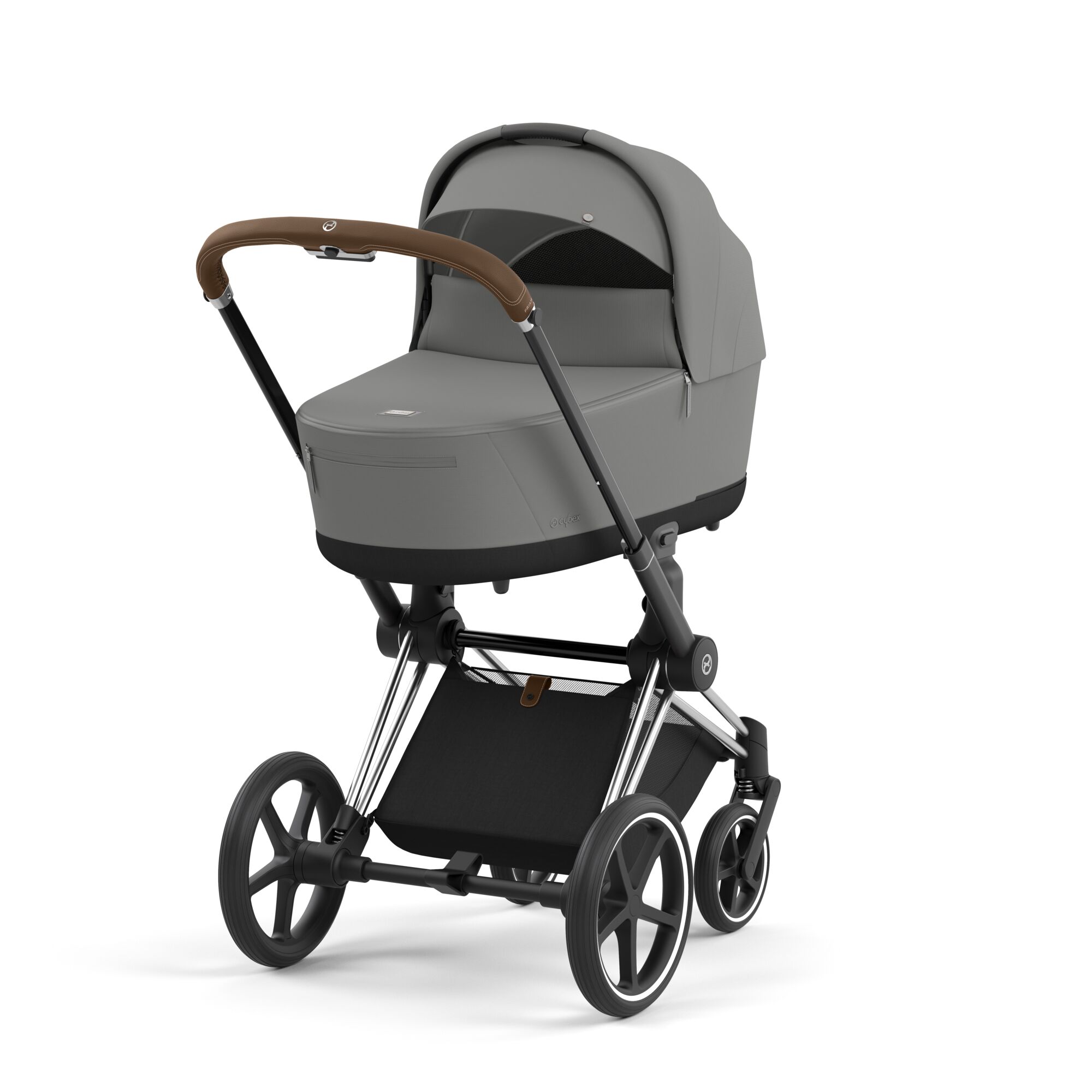 Коляска 2в1 Cybex Priam IV Chrome Brown серый - фото 5