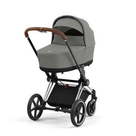 Коляска 2в1 Cybex Priam IV Chrome Brown серый