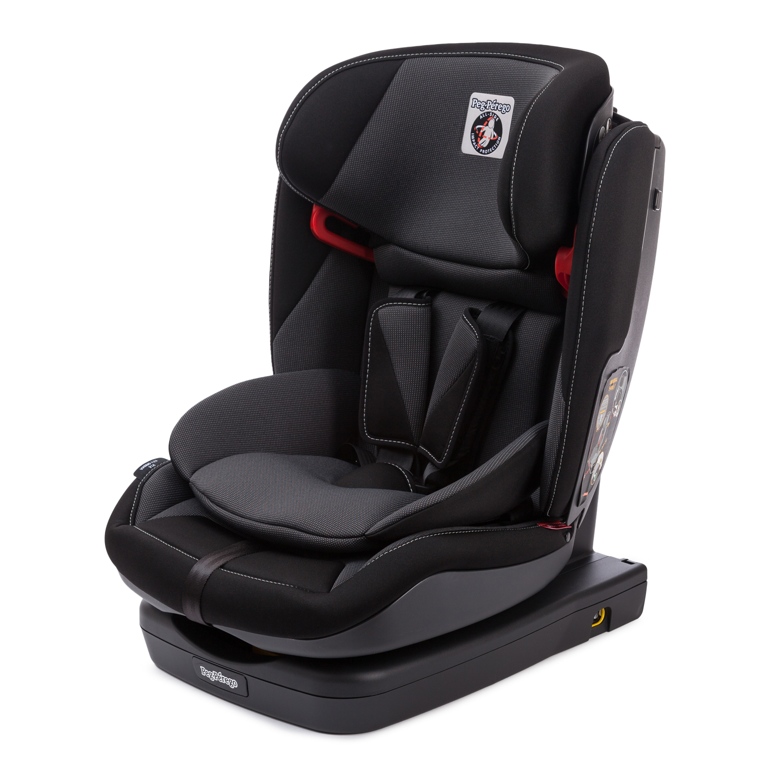 Автокресло Peg-Perego Isofix 1/2/3 (9-36 кг) черный - фото 1