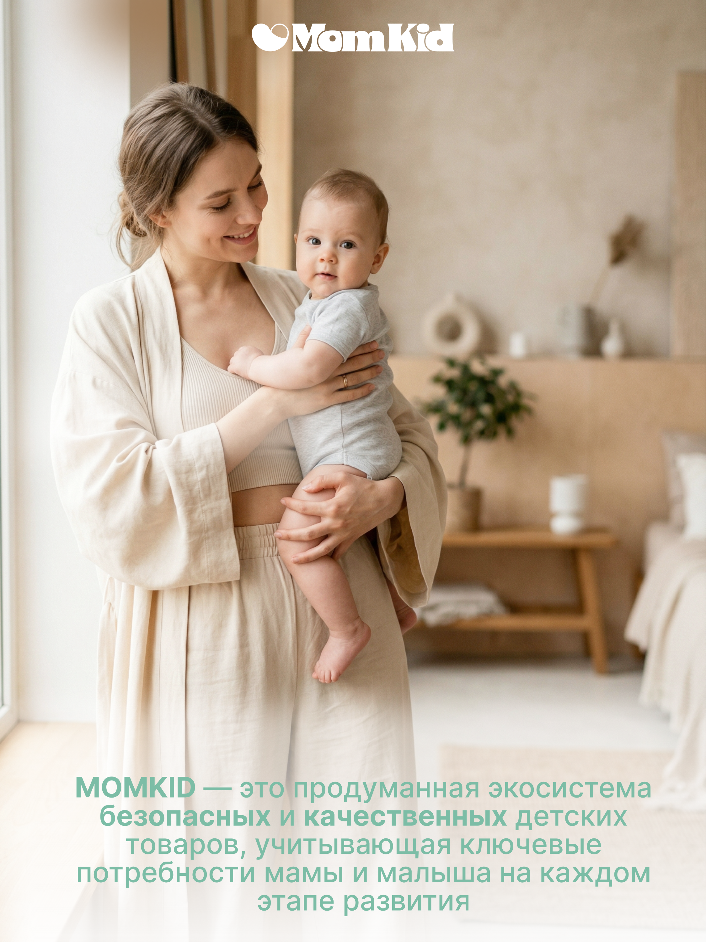 Манеж кровать MomKid 2 уровня бежевый PB-003 - фото 14