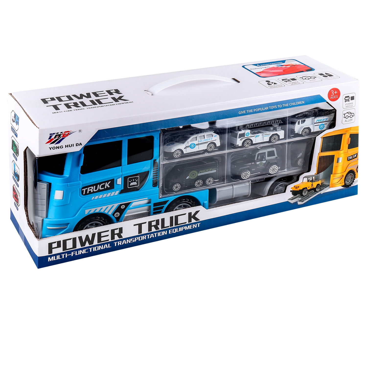 Игровой набор Handers Трейлер: полиция 669-17 - фото 5