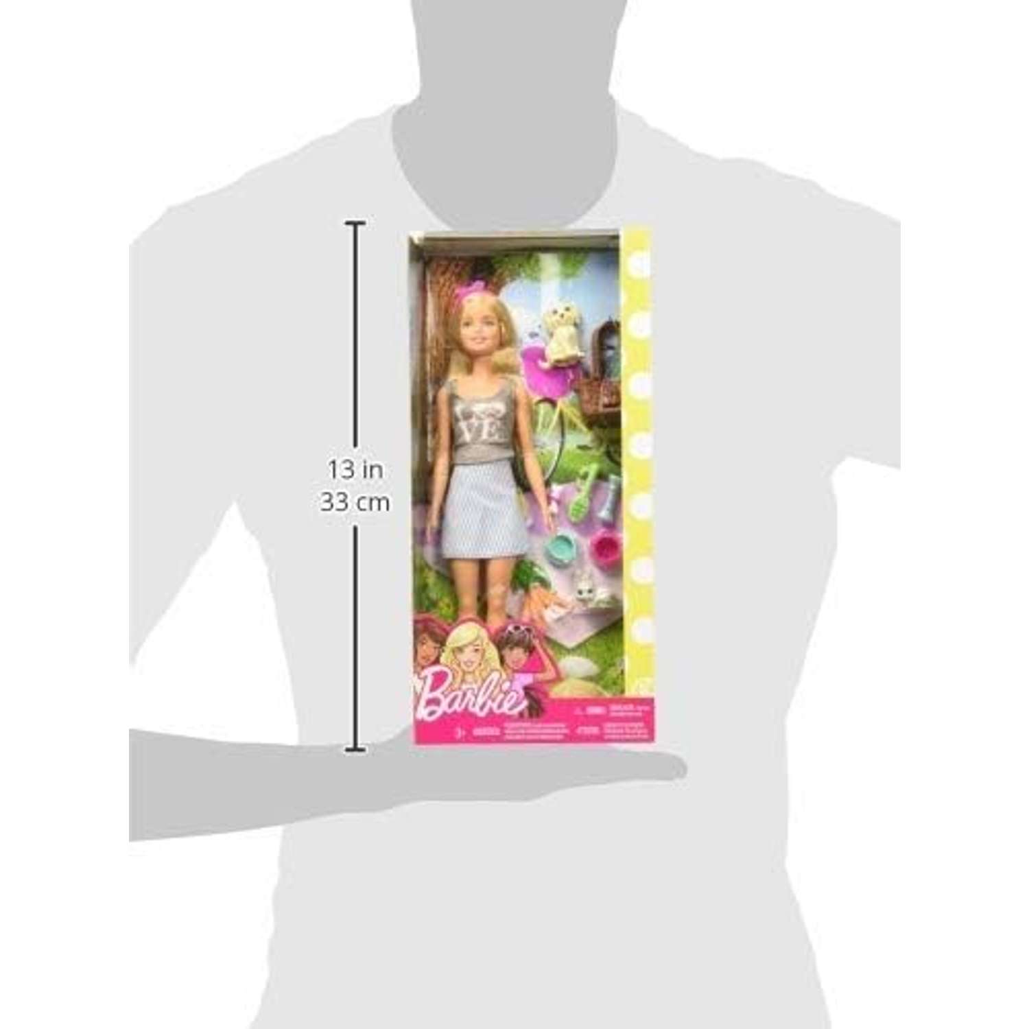 Кукла модельная Barbie с питомцем FPR48 - фото 7