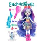 Кукла мини Enchantimals Земира Зебра с питомцем высота 15 см