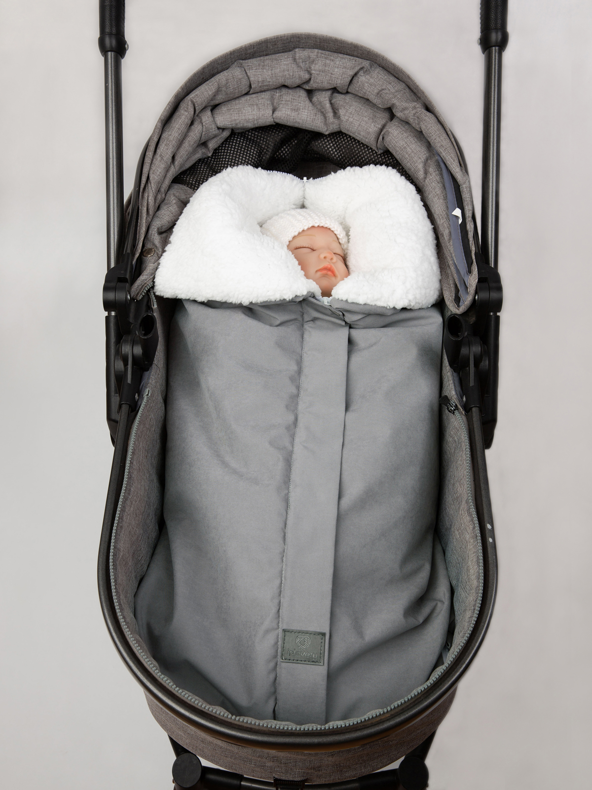 Конверт в коляску inlovery Нортес серый - фото 4
