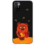 Силиконовый чехол Mcover для смартфона Xiaomi Redmi 10 Союзмультфильм Медвежонок и мед