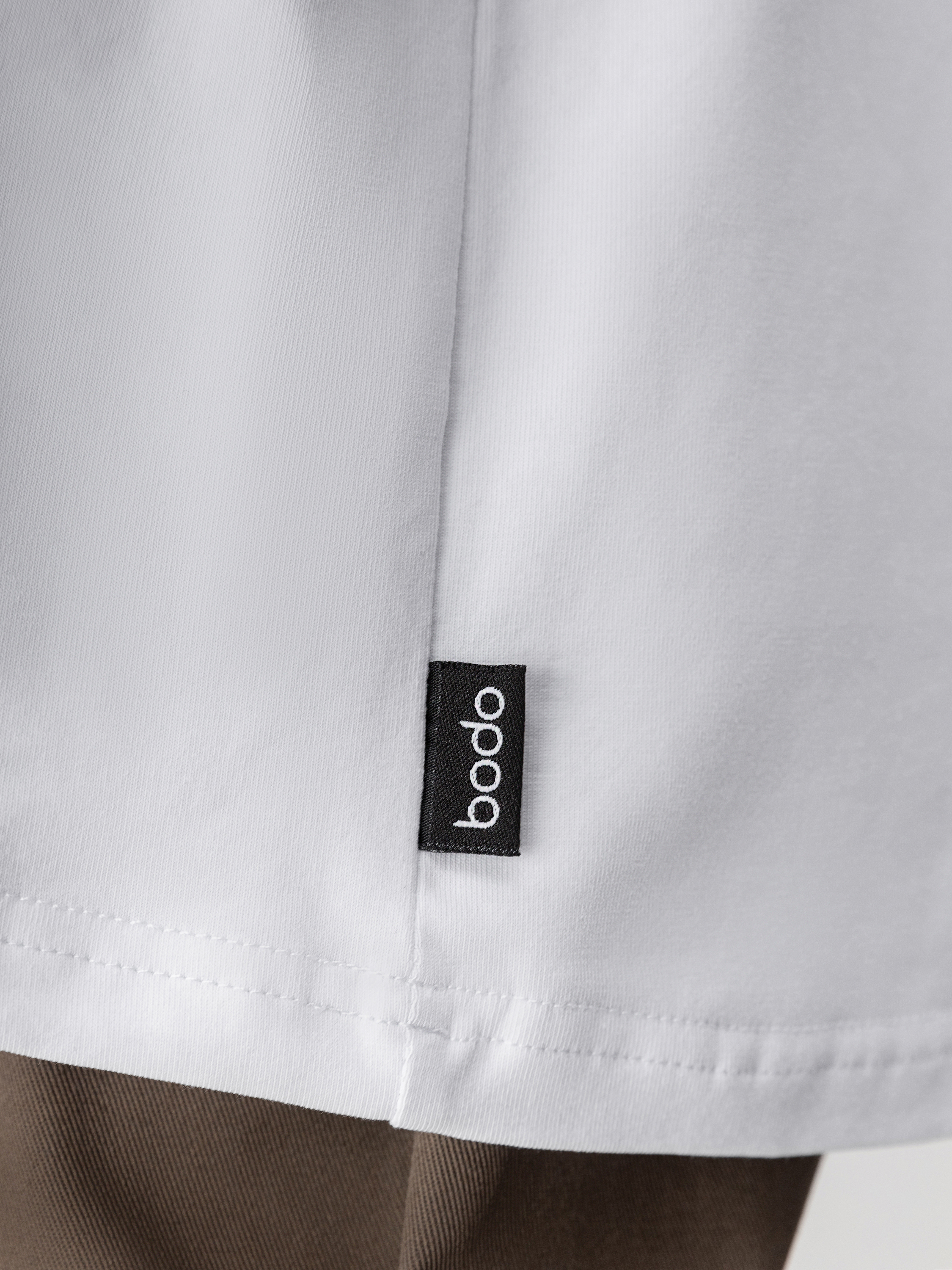 Футболка Bodo 4-435MU_белый (коричневый) - фото 7