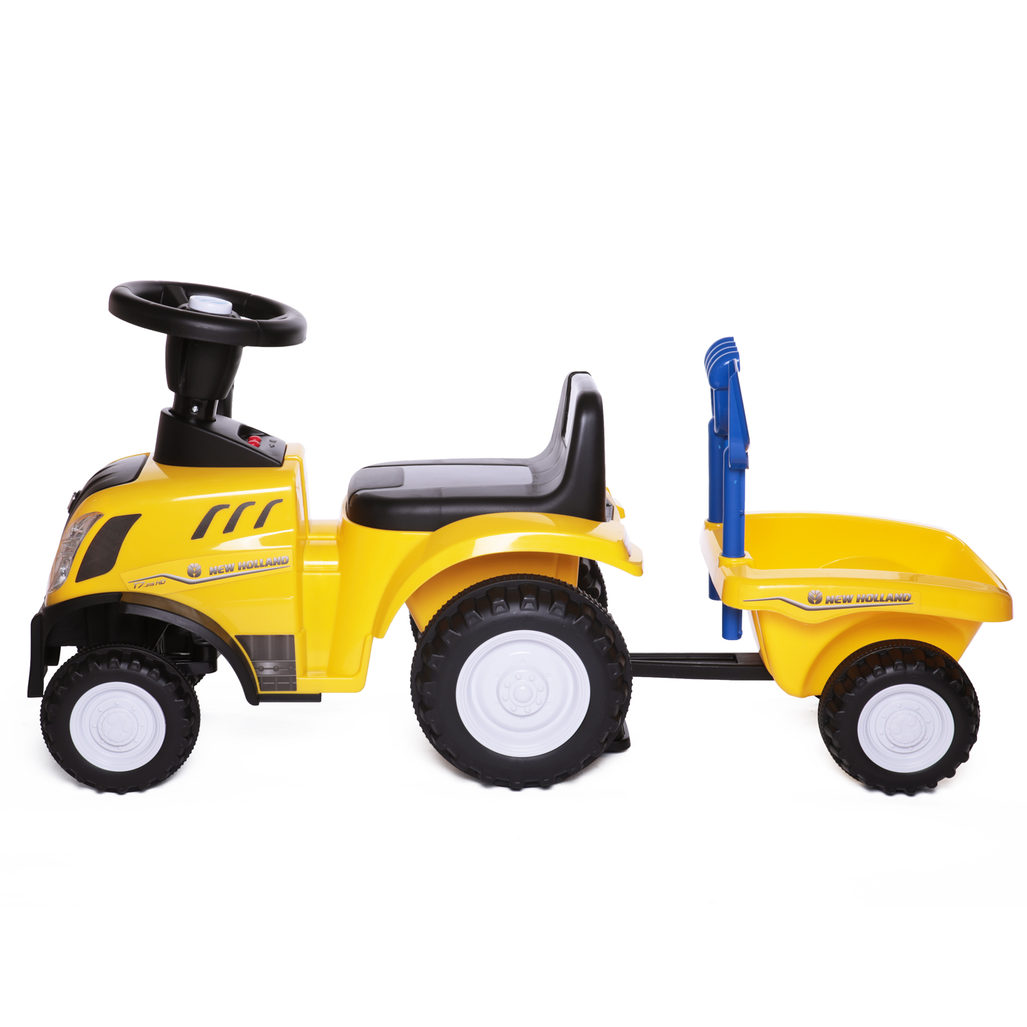 Каталка BabyCare Holland Tractor желтый - фото 8