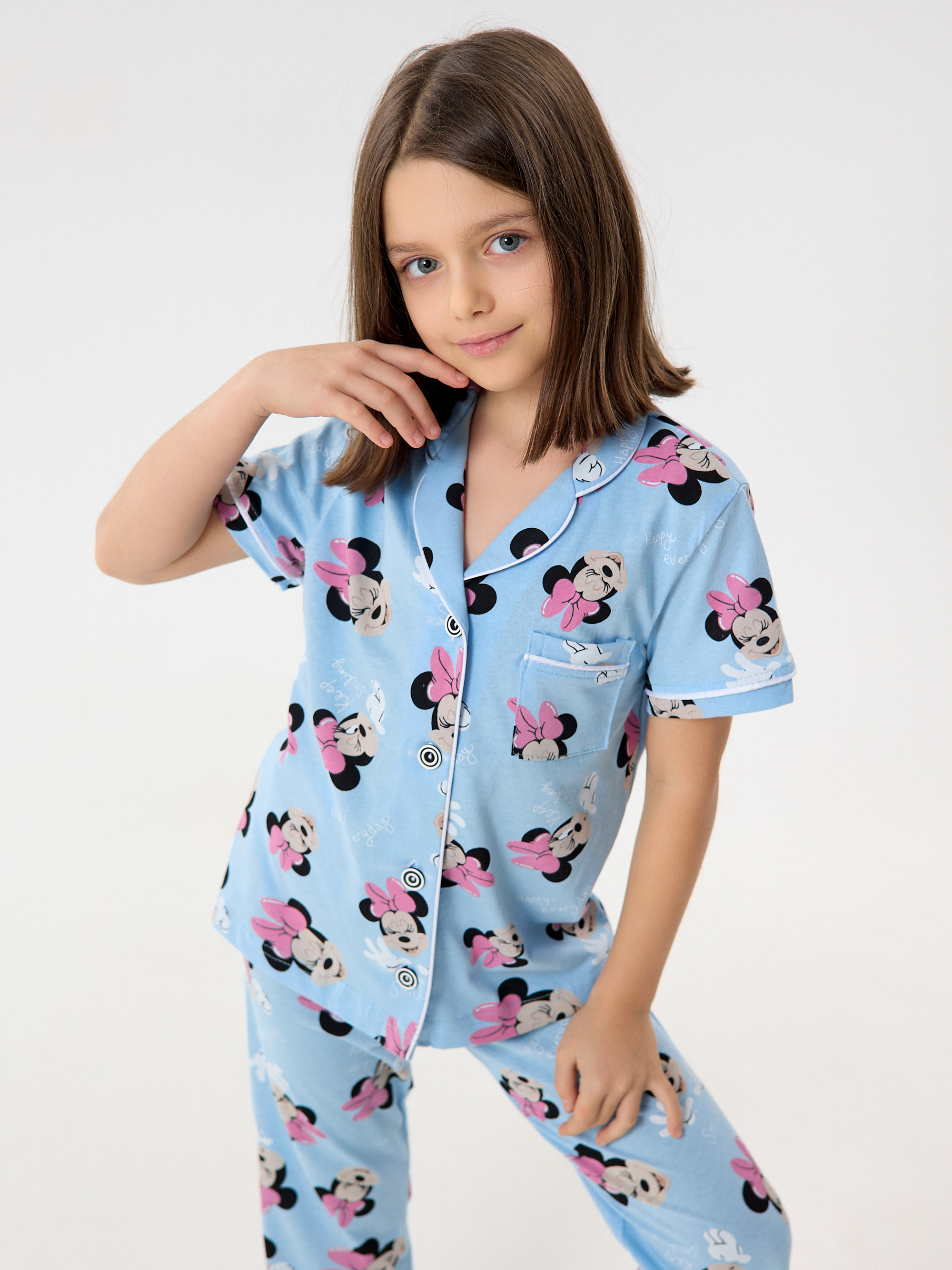 Пижама YAXX 004--Пижама микки/голубой - фото 7