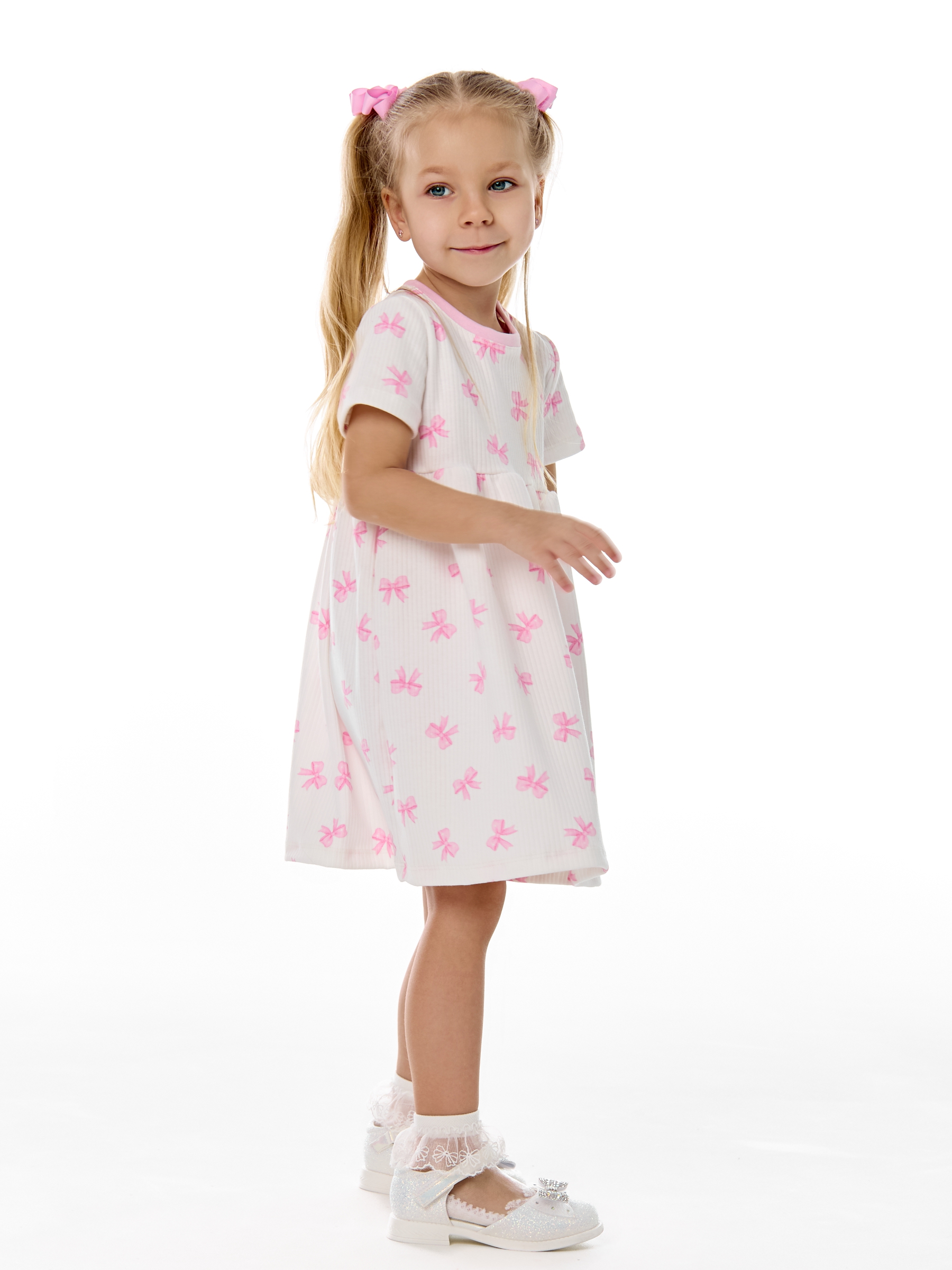 Платье LEVAKIDS платье для девочки_бантики - фото 2