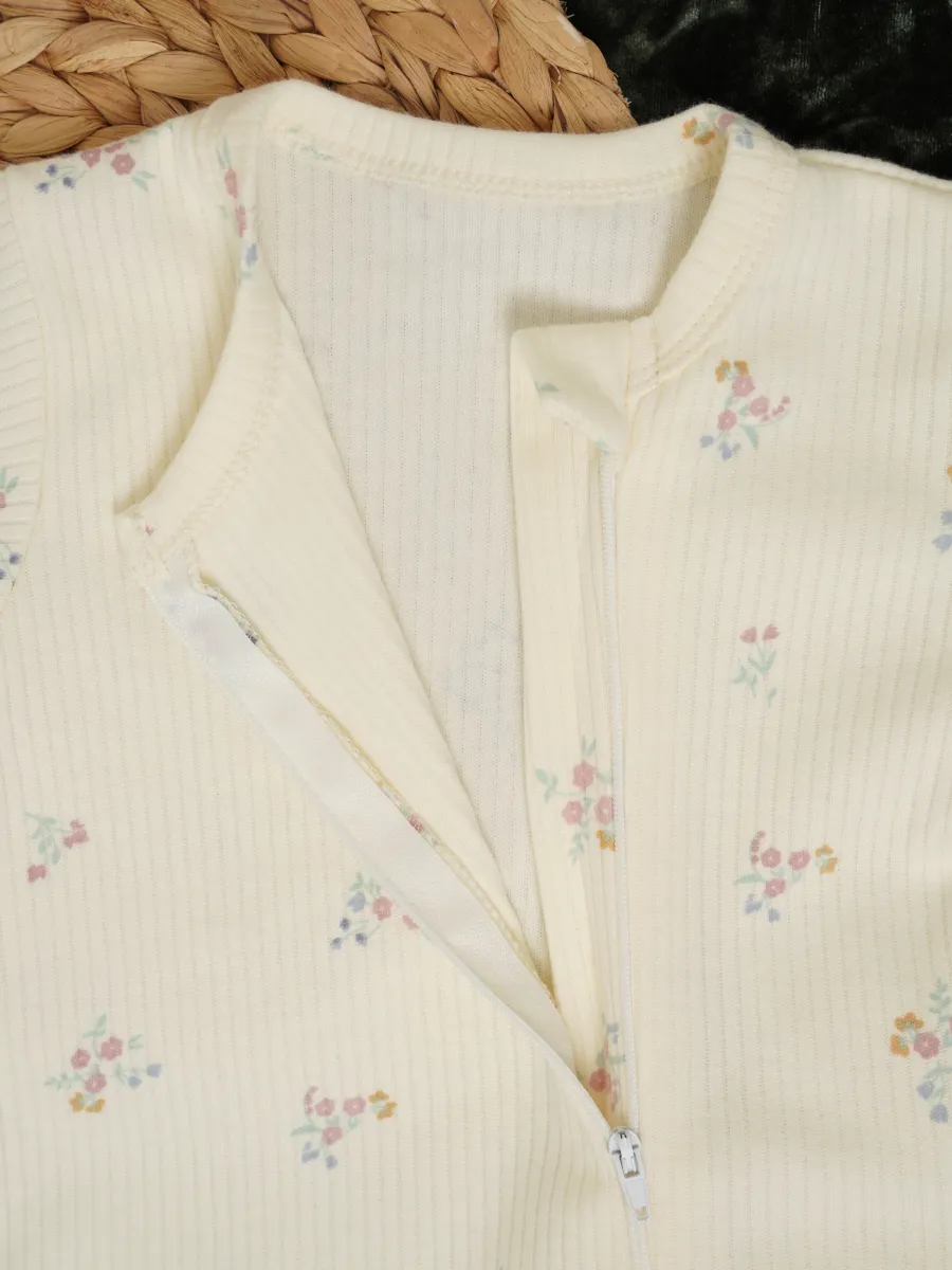 Комбинезон 3 шт Супер Пупс нбр/3пр/кмбнмол/зеленыецветочки - фото 11