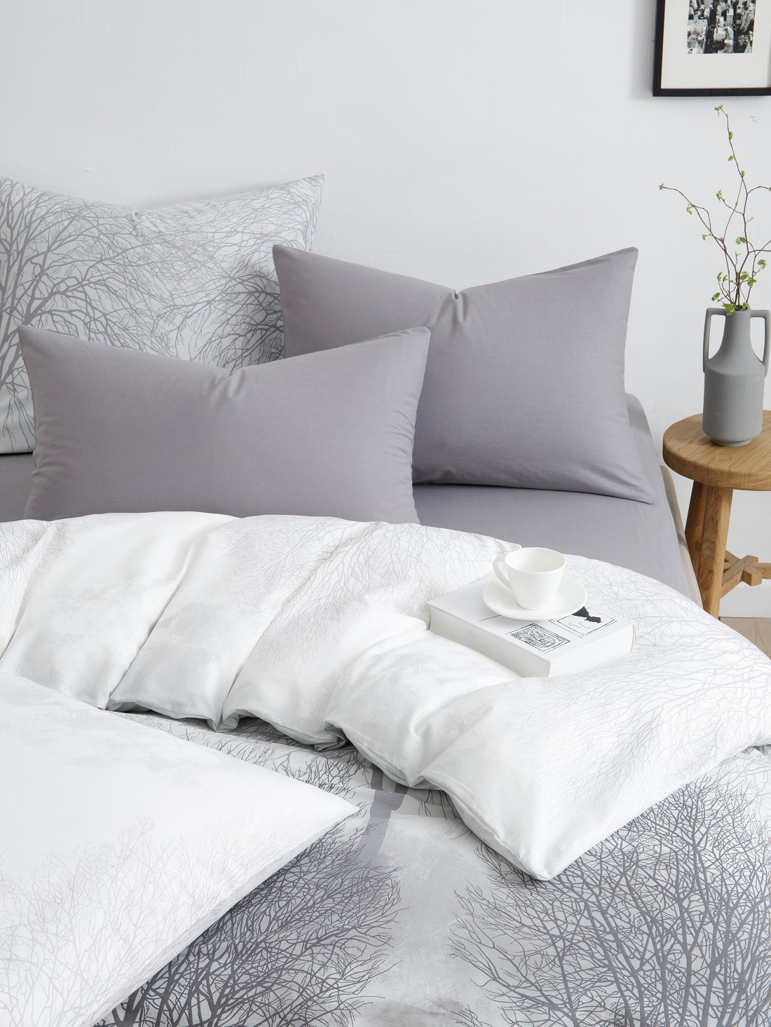 Комплект постельного белья Ночь Нежна Лес полутораспальный 4 предм. - фото 6