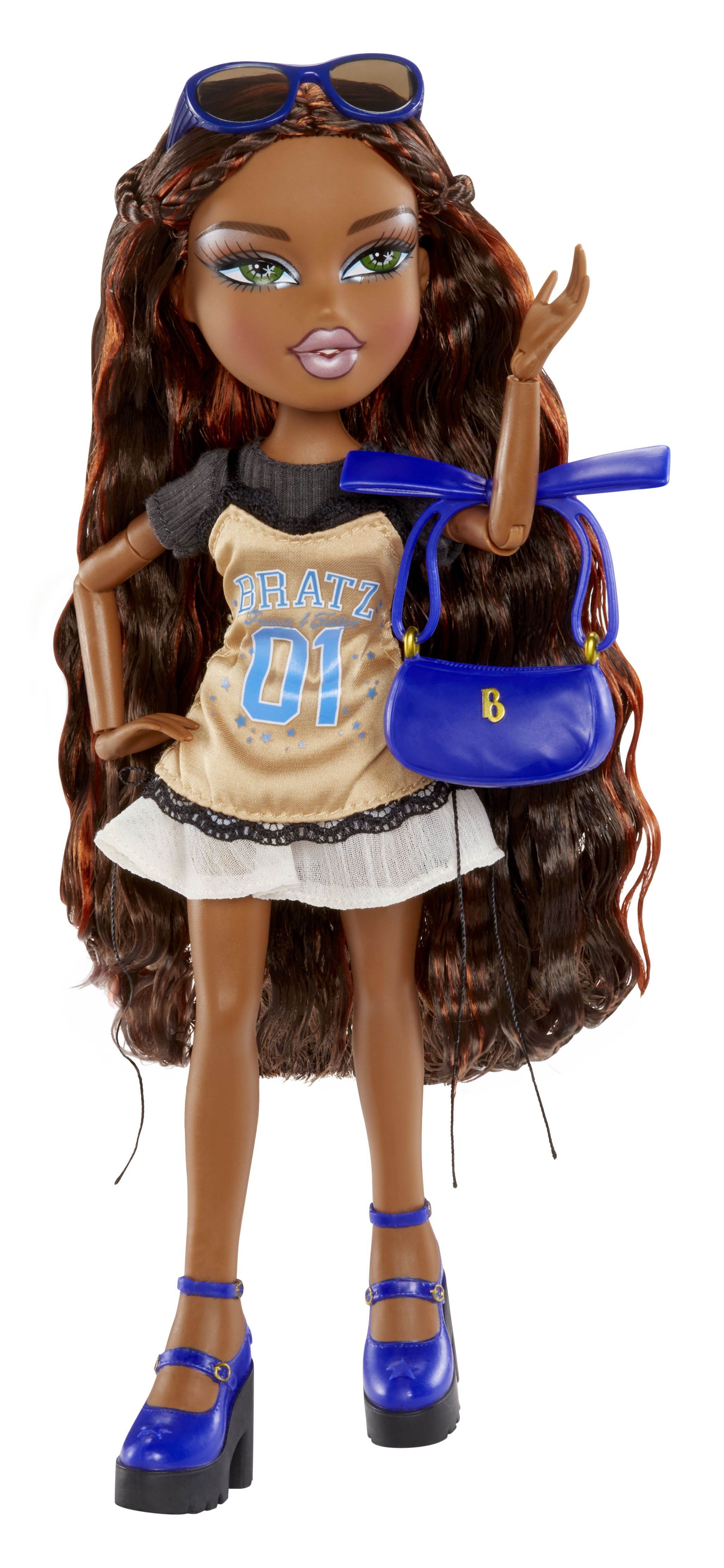 Кукла модельная Bratz Саша Stylin' с футболкой 544890-EUC - фото 4