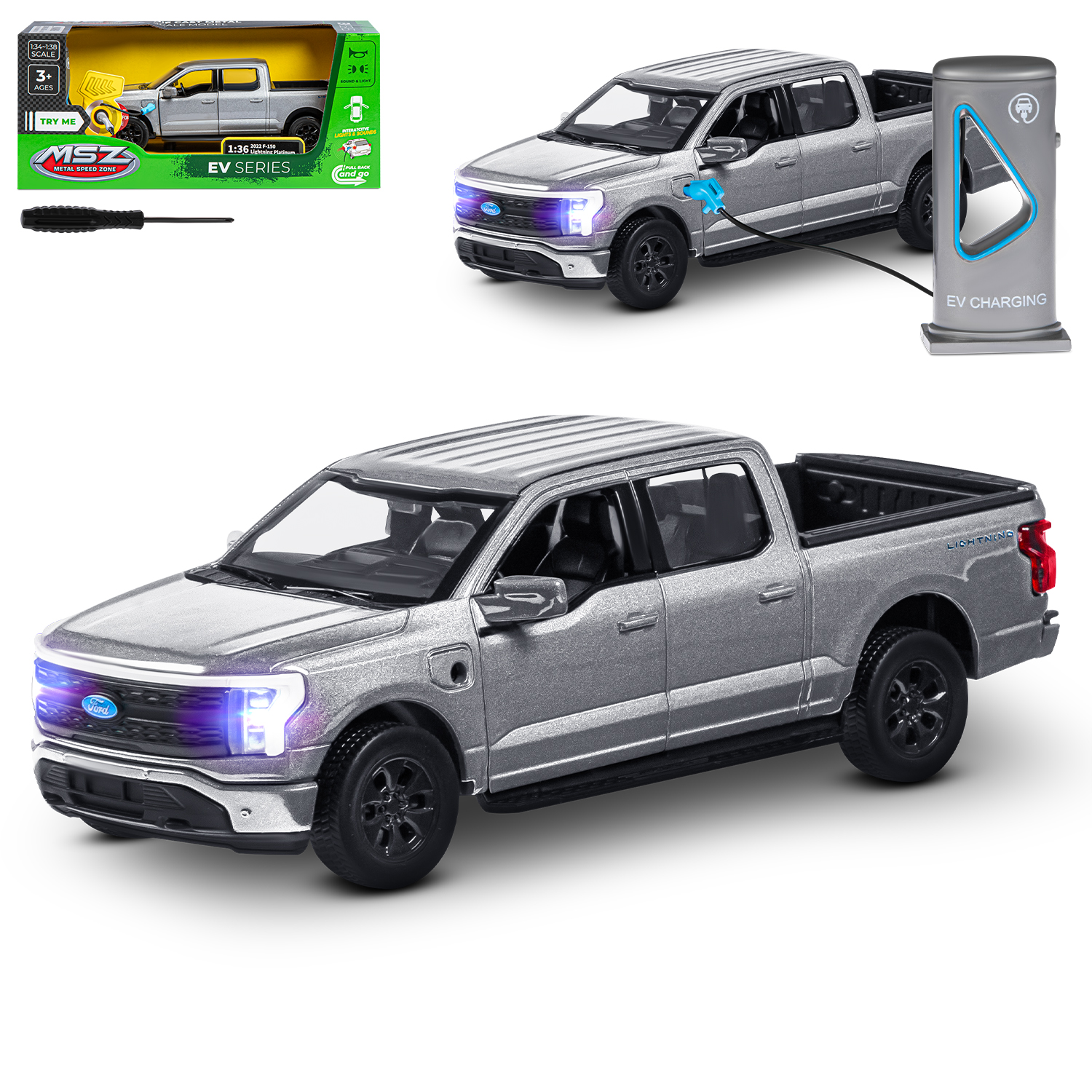 Пикап AUTODRIVE Ford F 150 1:36 JB1251681 - фото 6