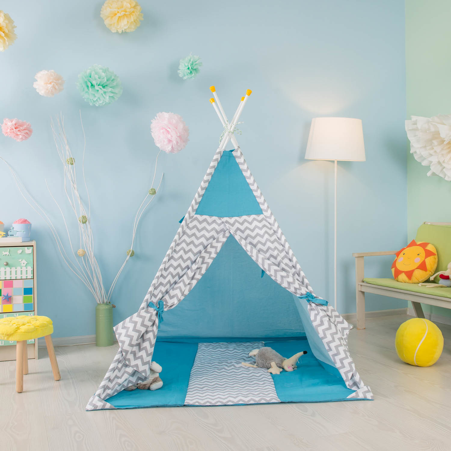 Палатка Polini kids Зигзаг - фото 4