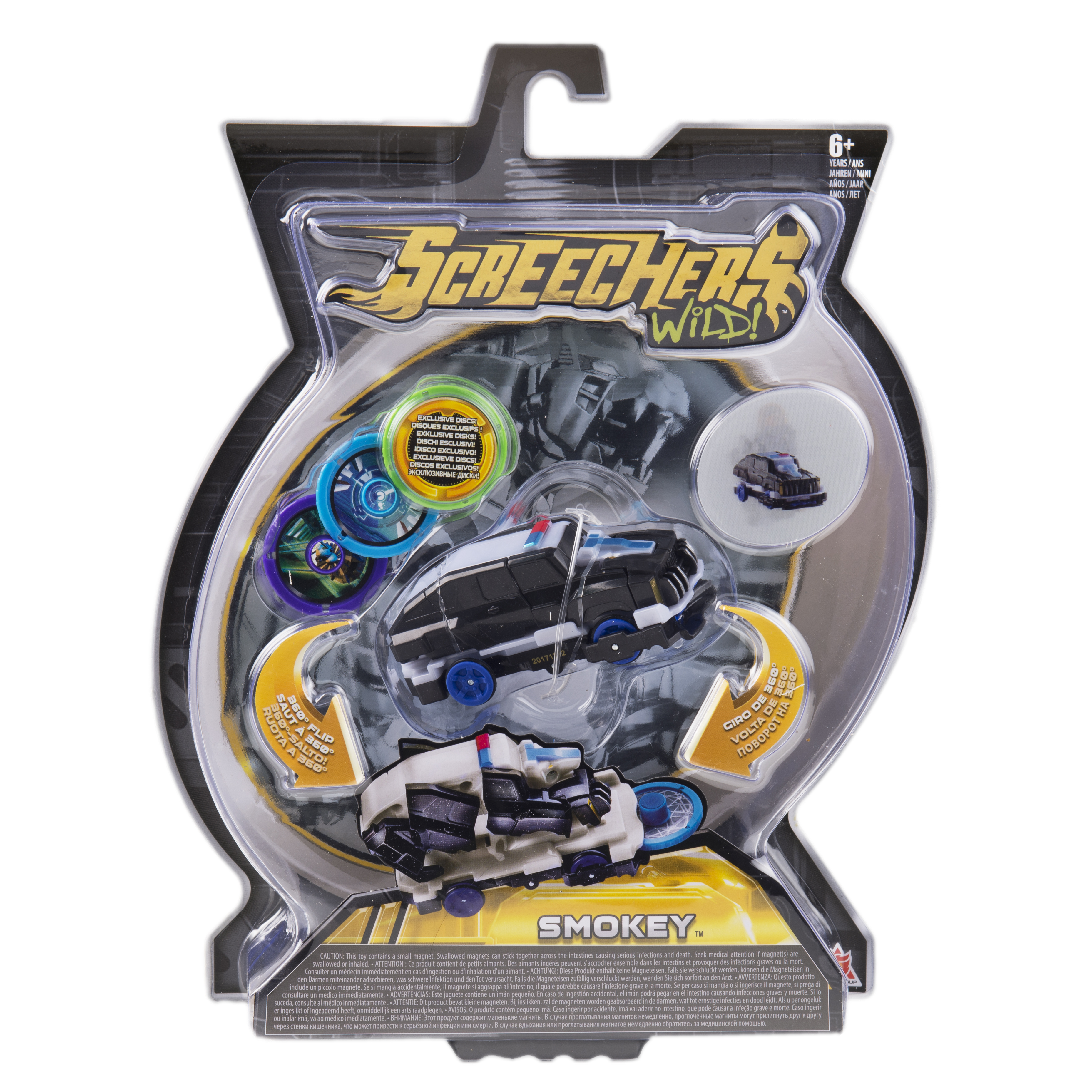 Игровой набор Screechers Wild Маш-транс. Смоки л2 - фото 1