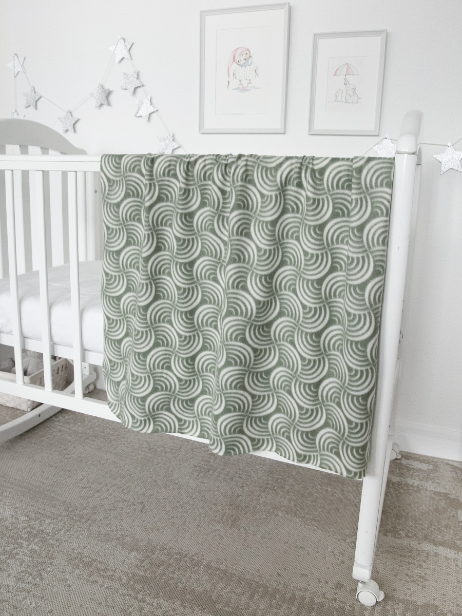 Плед Baby Nice Ракушки 100 x 118 см флис - фото 1