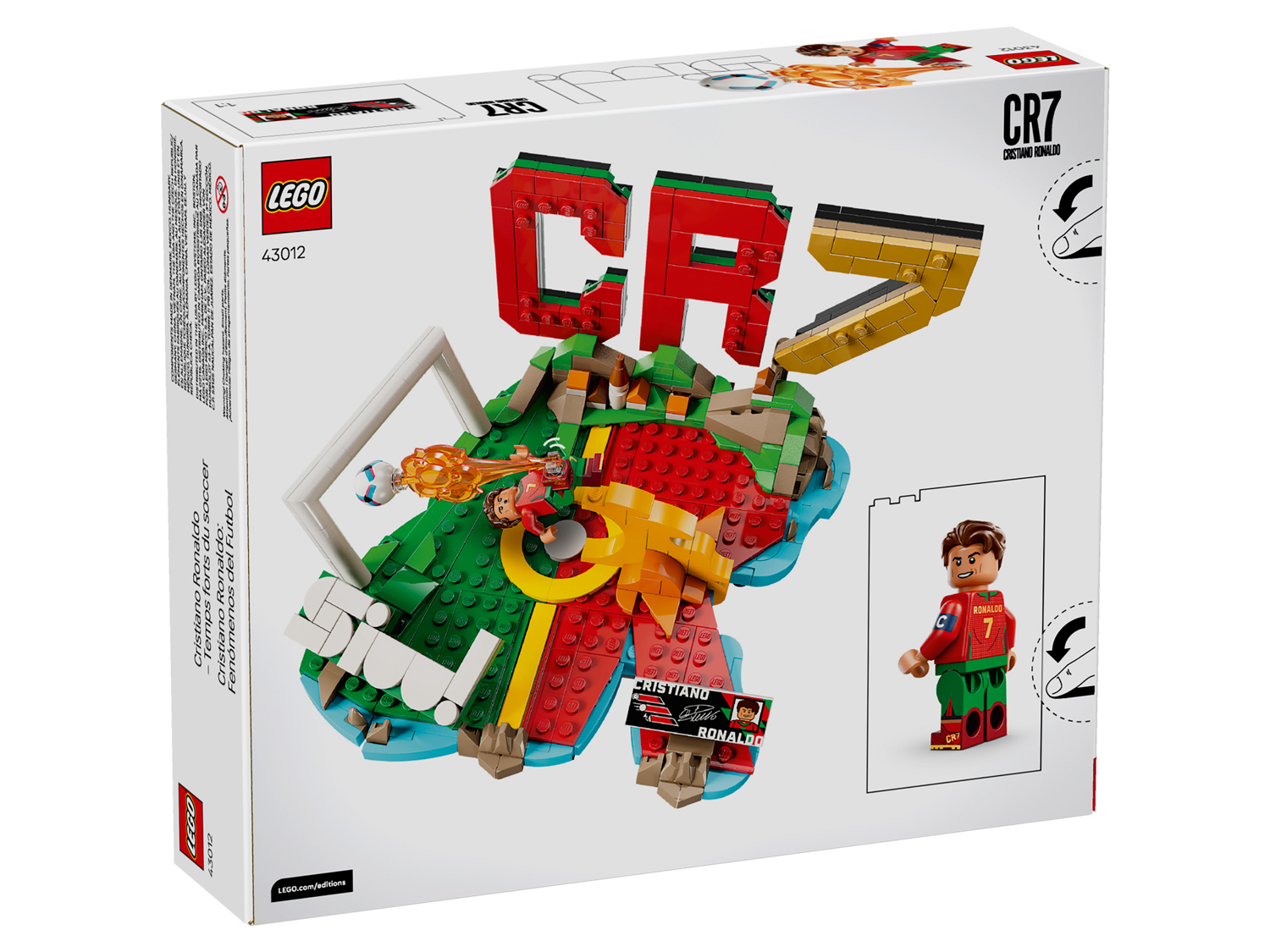 Конструктор LEGO Editions Диорама Криштиану Роналду 490 дет. - фото 6