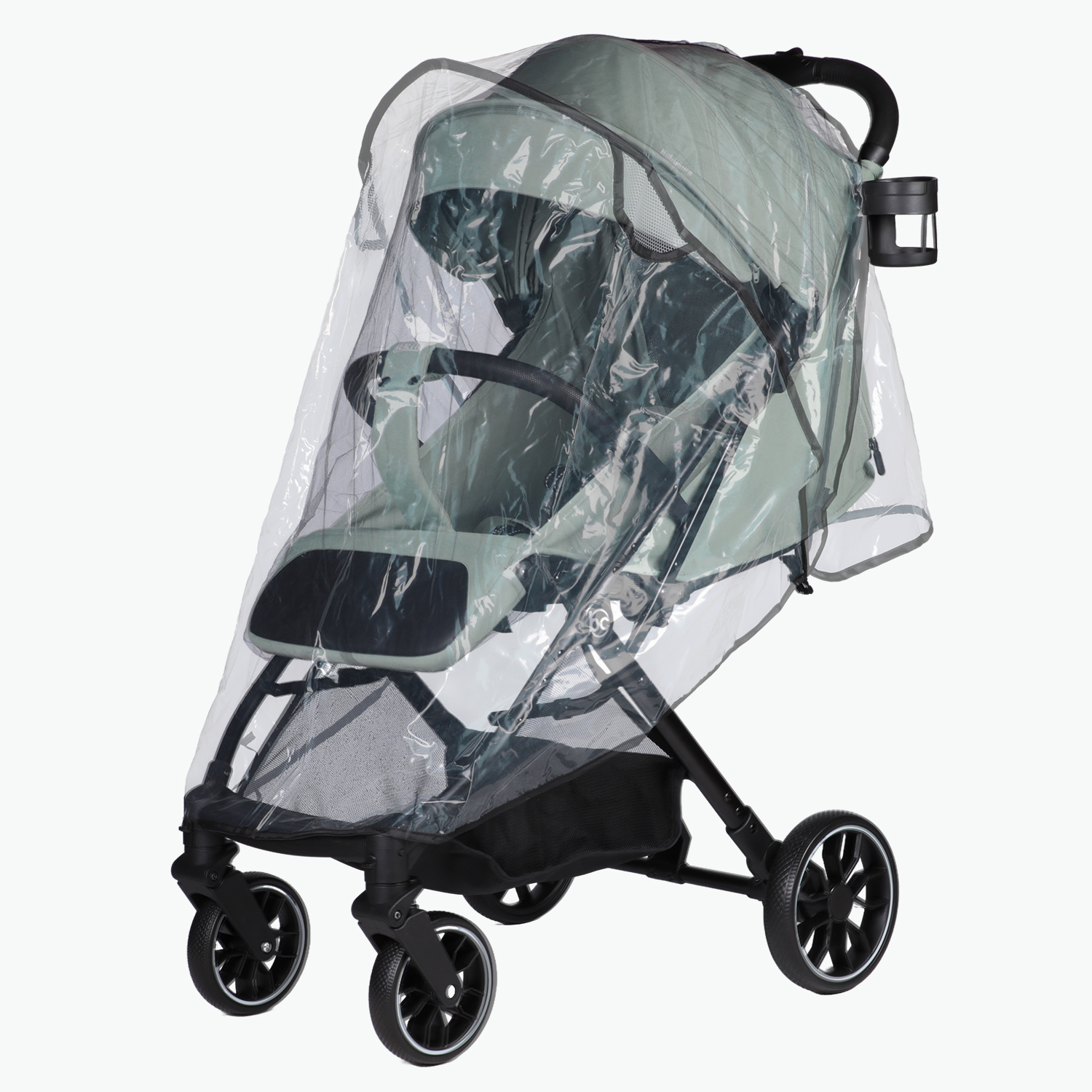 Коляска прогулочная BabyCare Venetto Оливковый хаки - фото 5