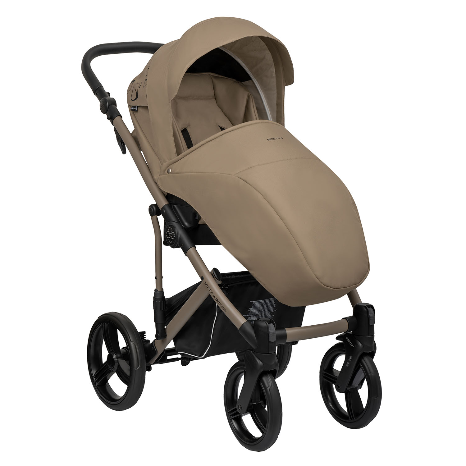 Коляска 2в1 Bebetto Magnum Light SE бежевый - фото 7