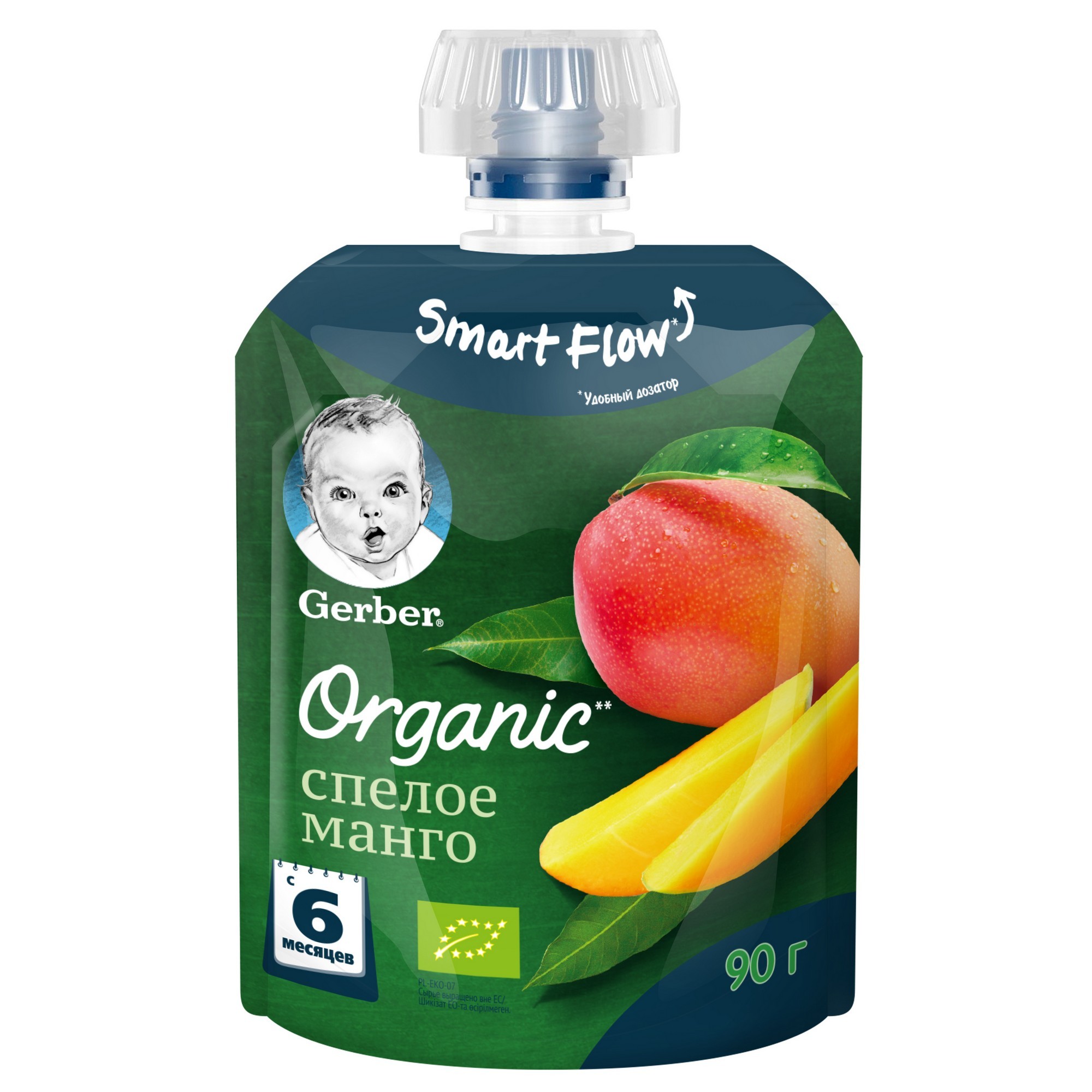 Пюре Gerber Манго с 6 мес 90 г - фото 1