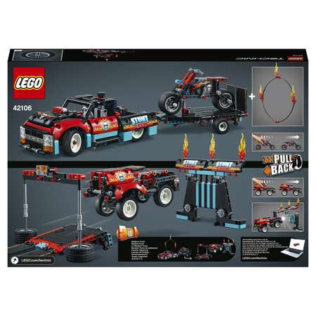 Конструктор LEGO Technic Шоу на грузовиках и мотоциклах сборная игровая модель
