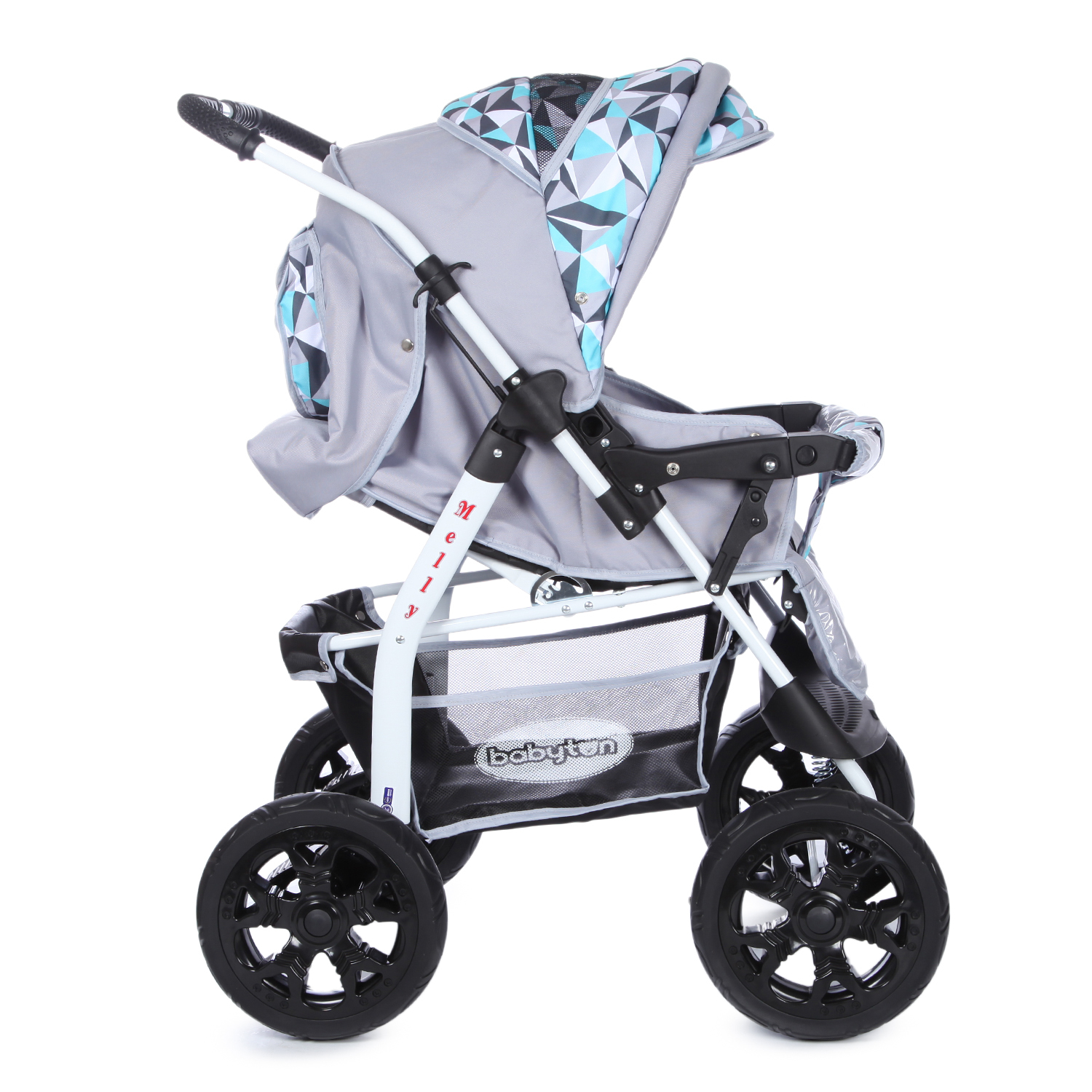 Коляска трансформер Babyton Melly Grey-Green серый - фото 8