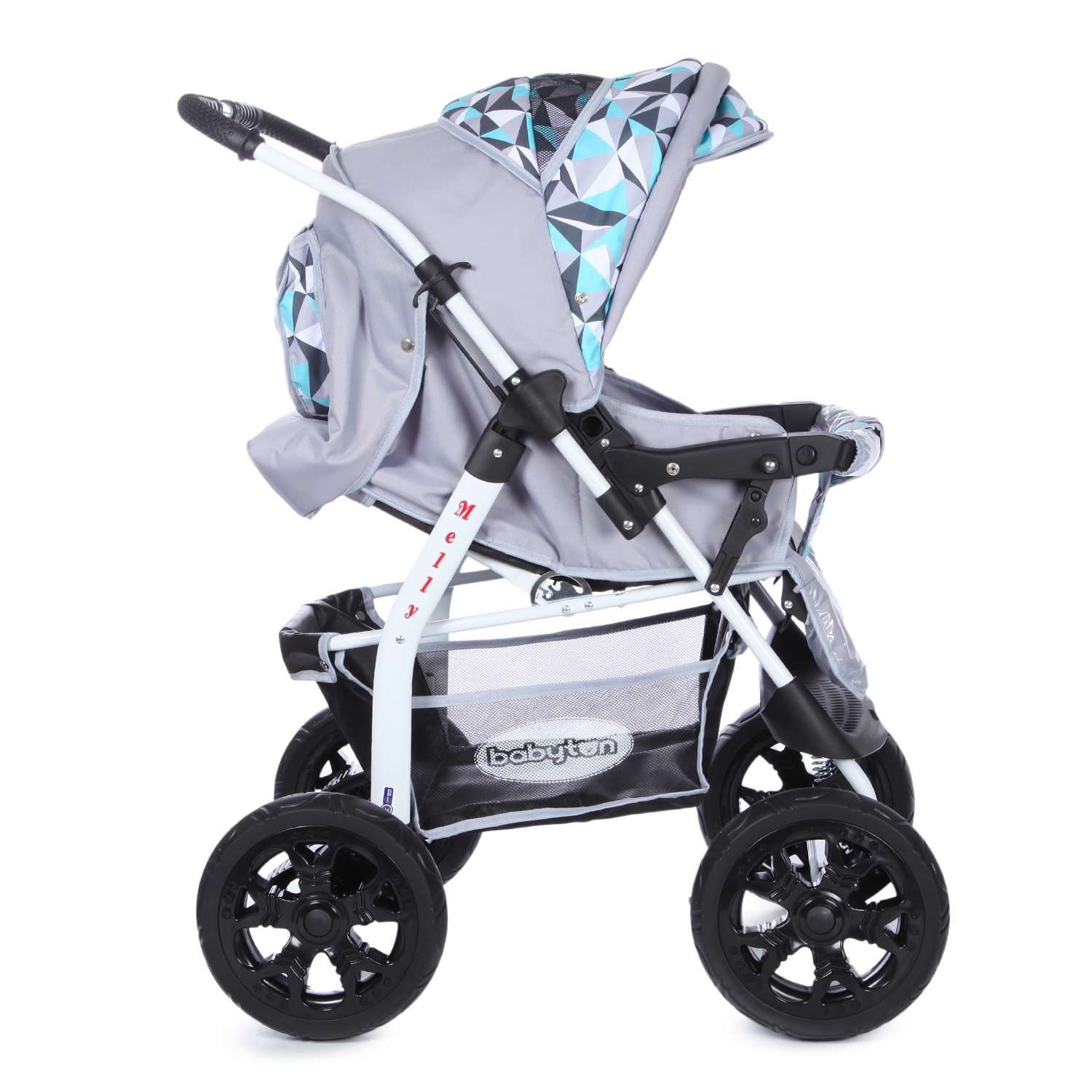 Коляска трансформер Babyton Melly Grey-Green - фото 8